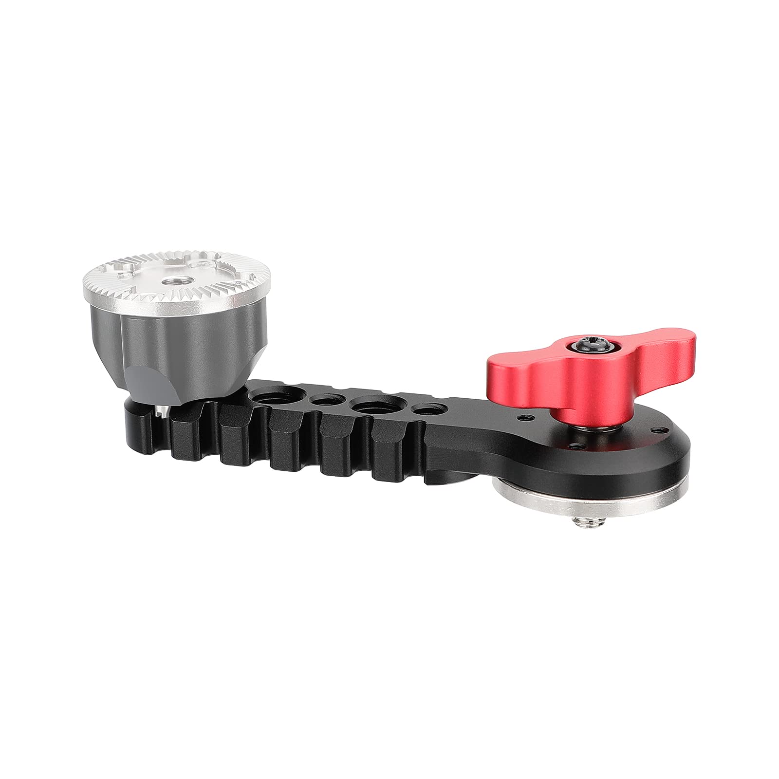 Camvate Rosette Extension Arm With M6 Thread Screw For Dslr Camera Cage Rig(Red) - 3098