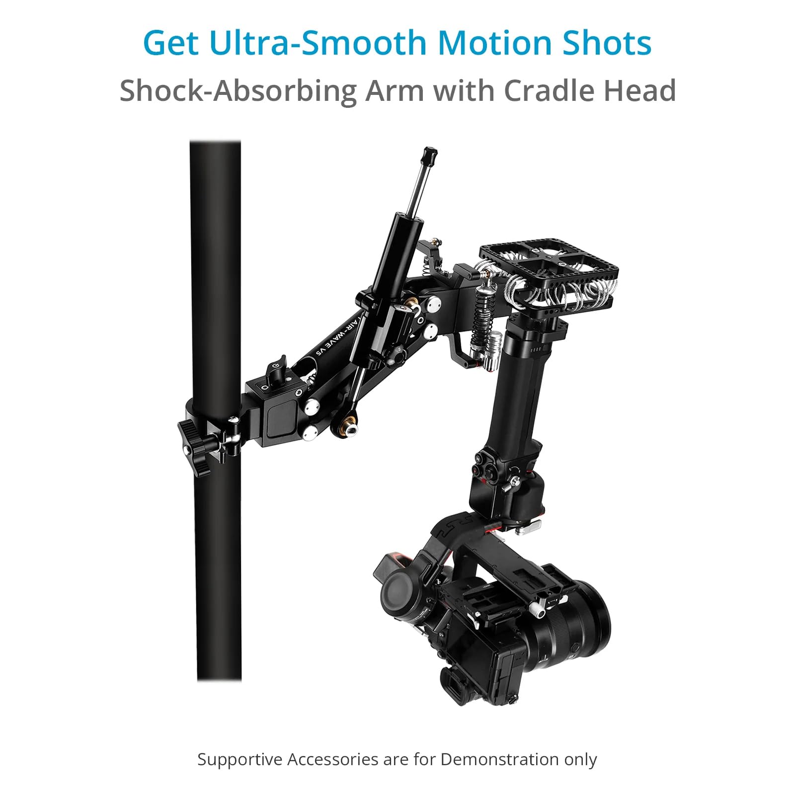 Proaim Air-Wave V5 Camera Vibration Isolator Arm For Small Camera Gimbal Setup. Payload Up To 3Kg/6.6Lb To 7Kg/15.4Lb (Vi-Arwv-5)