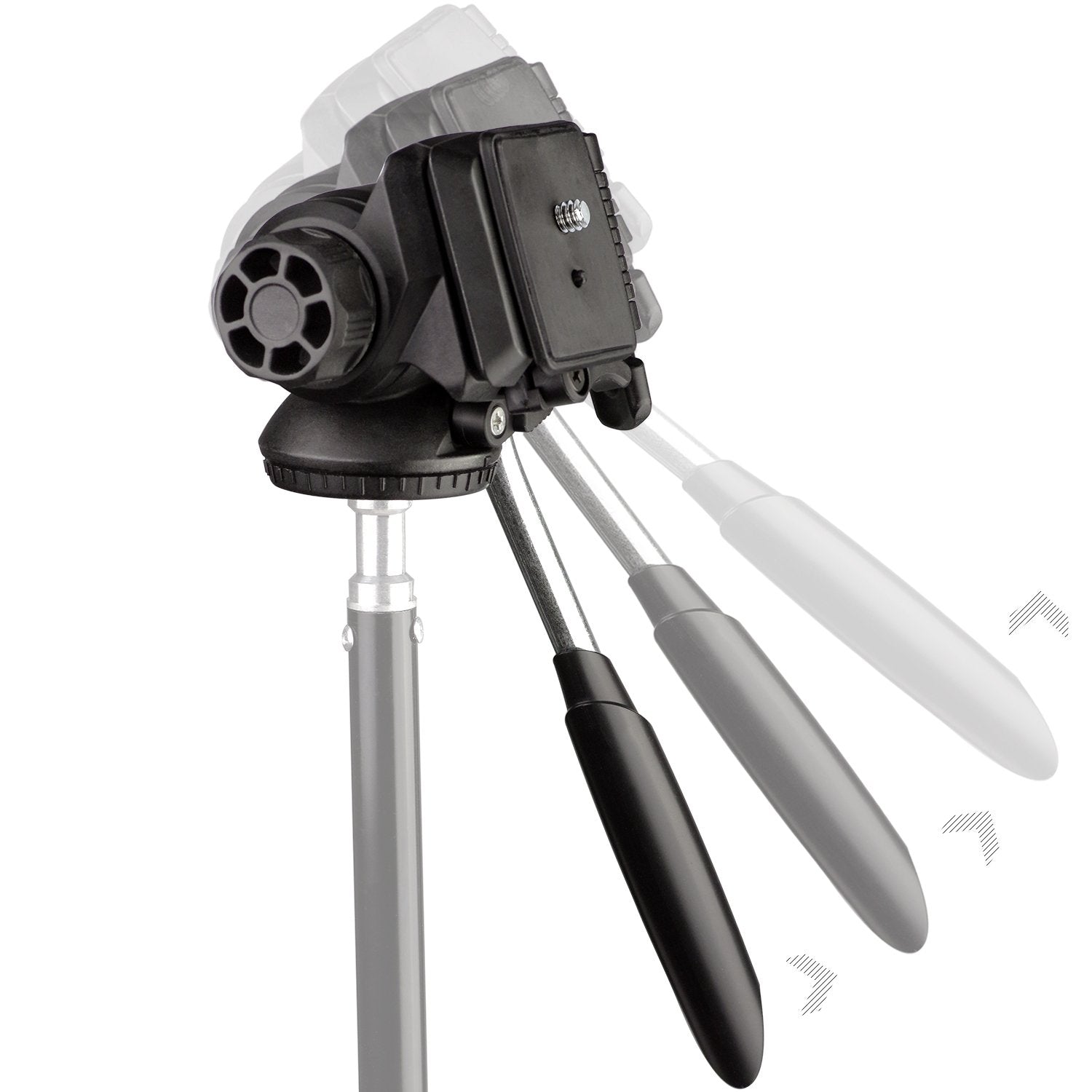 Ls Limo Studio Limostudio Limostudio Three Axis Angle Adjustable Dslr Camera Tripod Mount With Quick Release Plate For Professional Photo Video Shoots, Agg2445