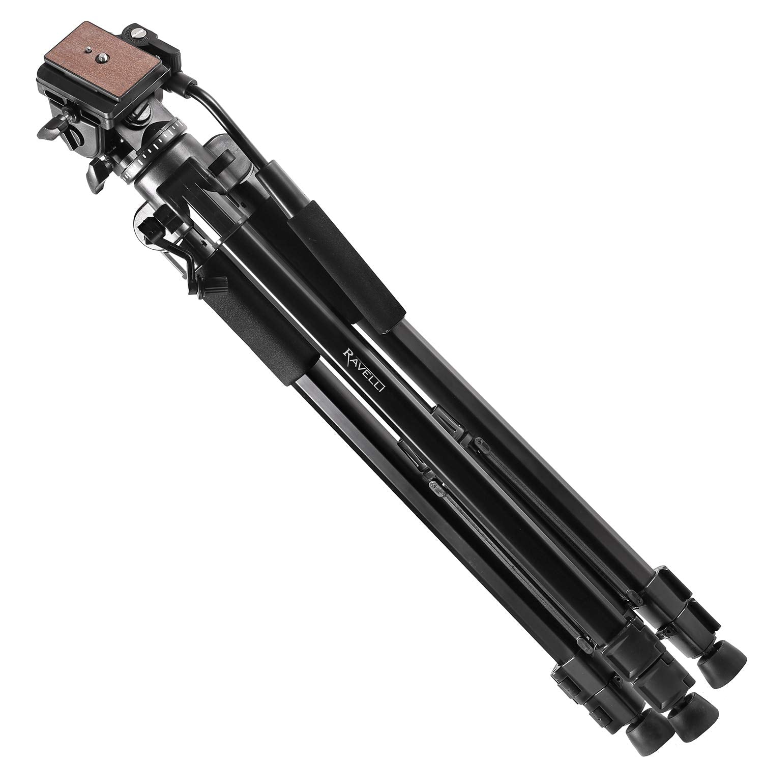 Ravelli Avth 72" Light Weight Aluminum Video Tripod With Bag Includes Universal Smartphone Mount