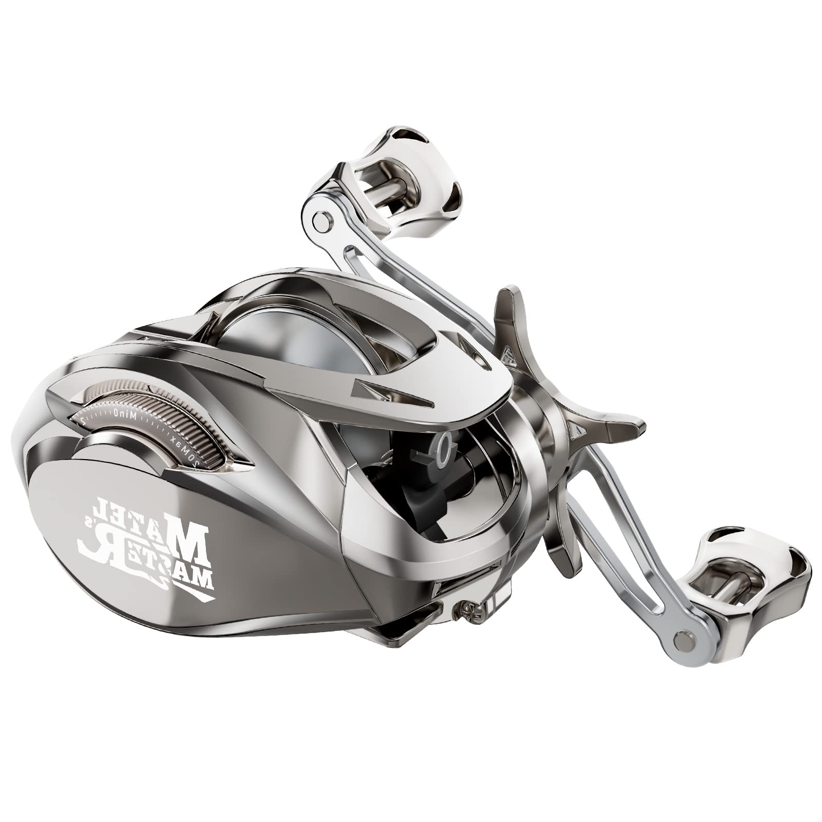 Haut Ton Matel Master Advanced Version Baitcaster Reels,6.2:1Gear Ratio,5+1Ball Bearing,Bait Clickers,12Lb Drag System Fishing Reels,For Saltwater,Freshwater.