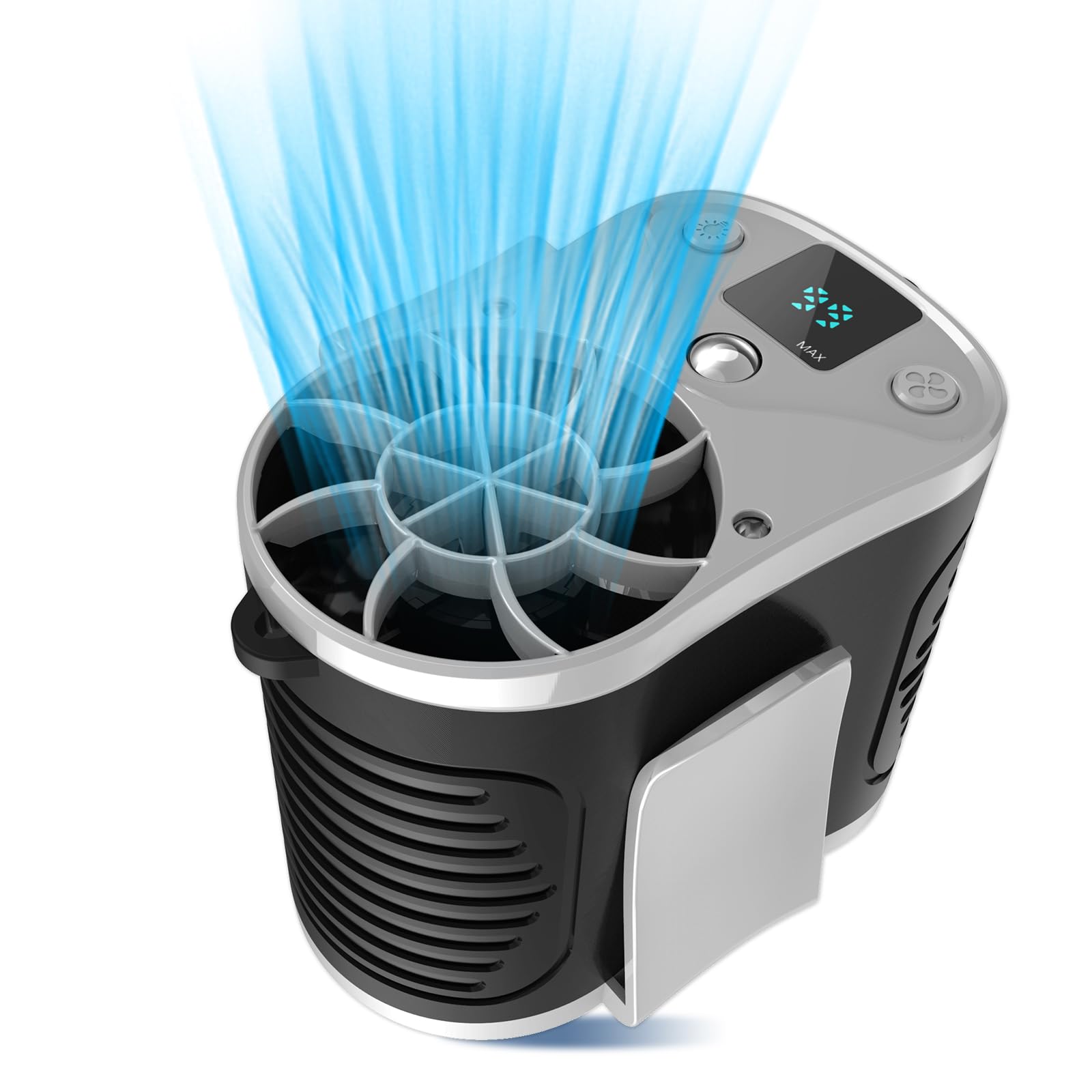 Portable waist fan with 15000mAh battery powerful cooling for outdoor activities Koospark
