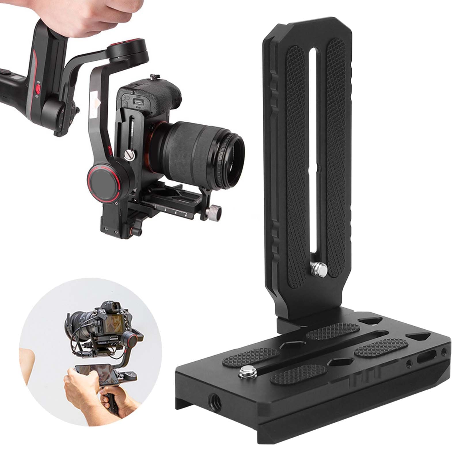 Agatige Vertical Camera Mount For Weebill, Stabilizer Vertical Shooting Board Aluminum Alloy Camera L Shaped Bracket Vertical Quick Release For Zhiyun, Weebill And Weebill S Stabilizer