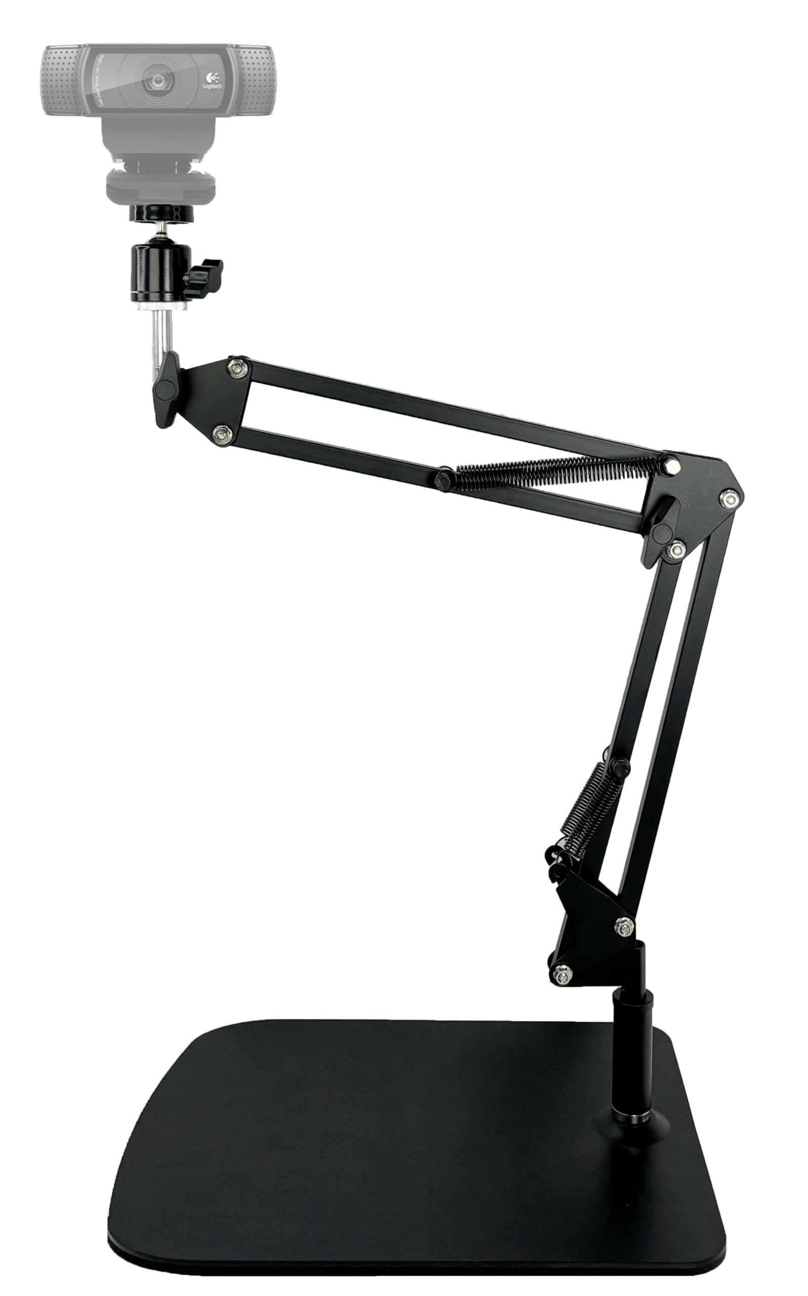 Acetaken Tabletop Webcam Tripod Stand, Boom Arm With Magnetic Mount Holder For Logitech Brio 101, Brio 301,Brio 501,C270,C310 Webcams