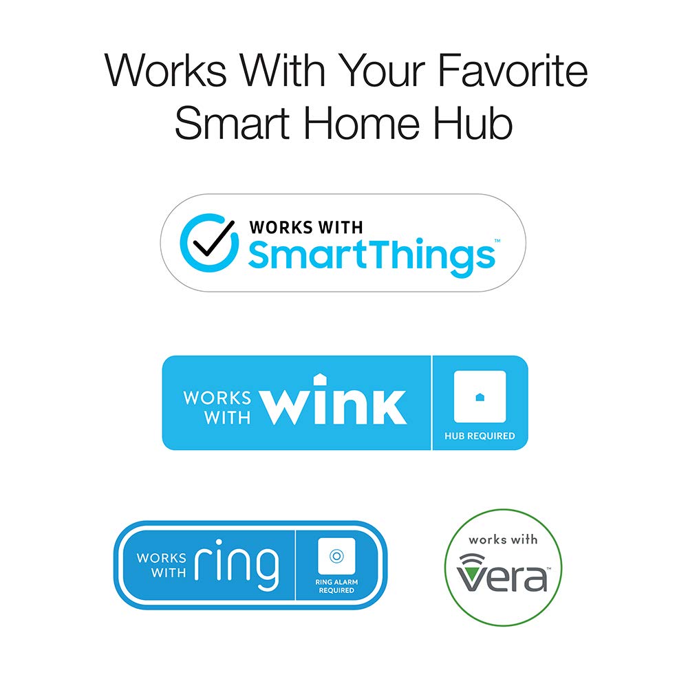 Yale Security Assure Lock Touchscreen With Z-Wave With Ridgefield Handleset - Works With Ring Alarm, Samsung Smartthings, Wink, Adt And More, Black