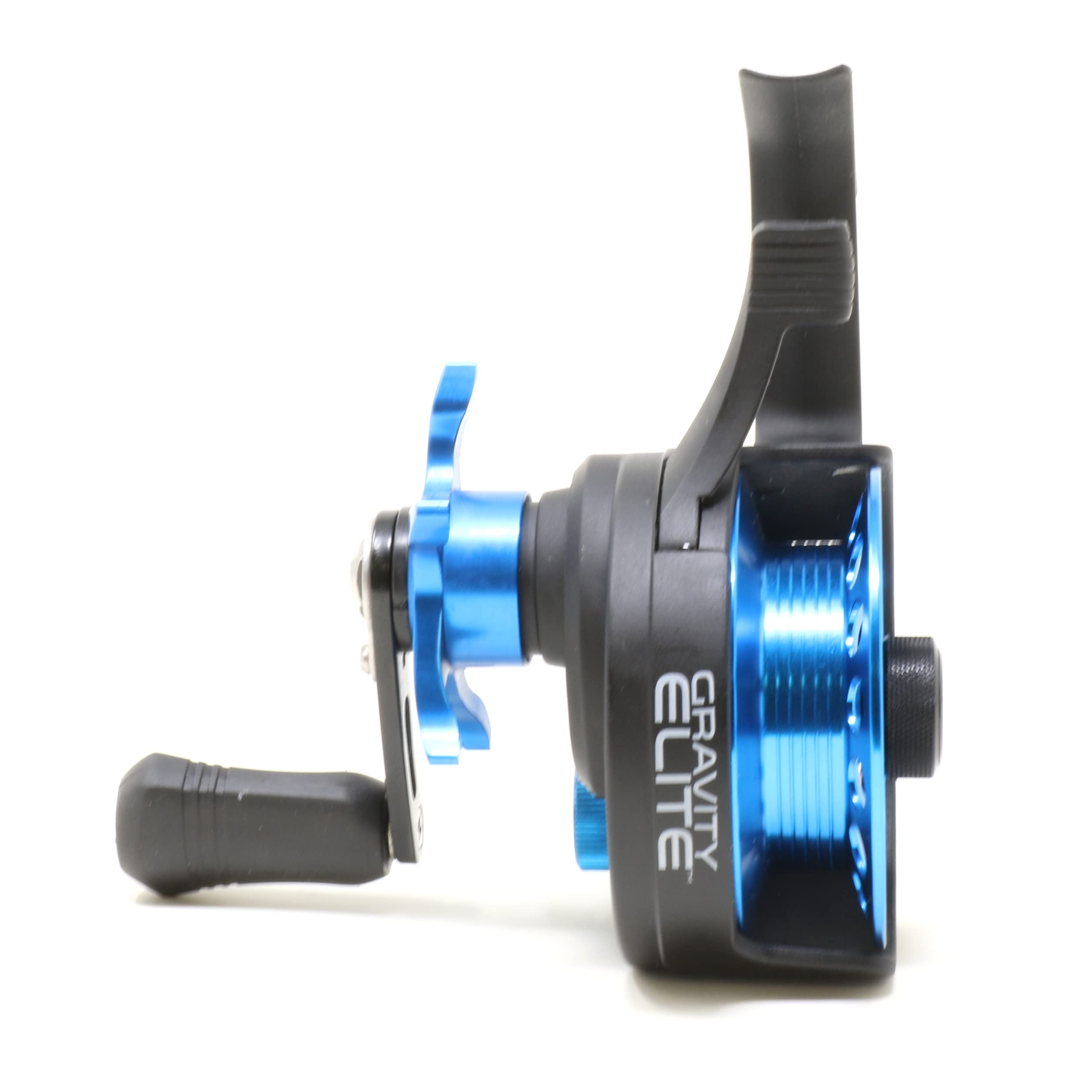 Clam 15503 Gravity Elite Ice Fishing Reel – Ultra-Light Graphite/Cnc, 3.6:1 Gear Ratio, 3+1 Bearings, Right-Hand Retrieve