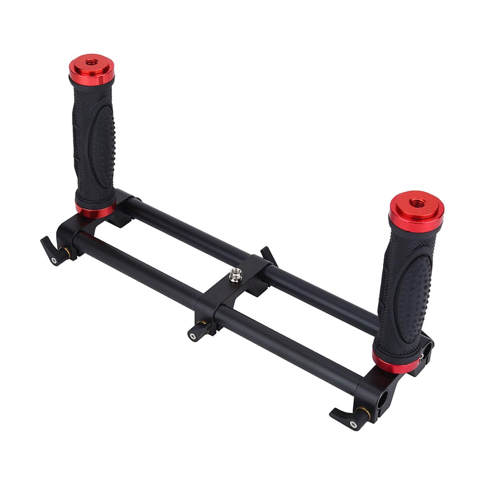 Fydun Dual Handle Grip Professional Handle Camera Stabilizers Camera Dual Grip Extender Handle Gimbal Stabilizer Rig Accessory With 1/4 And 3/8 Screw Hole