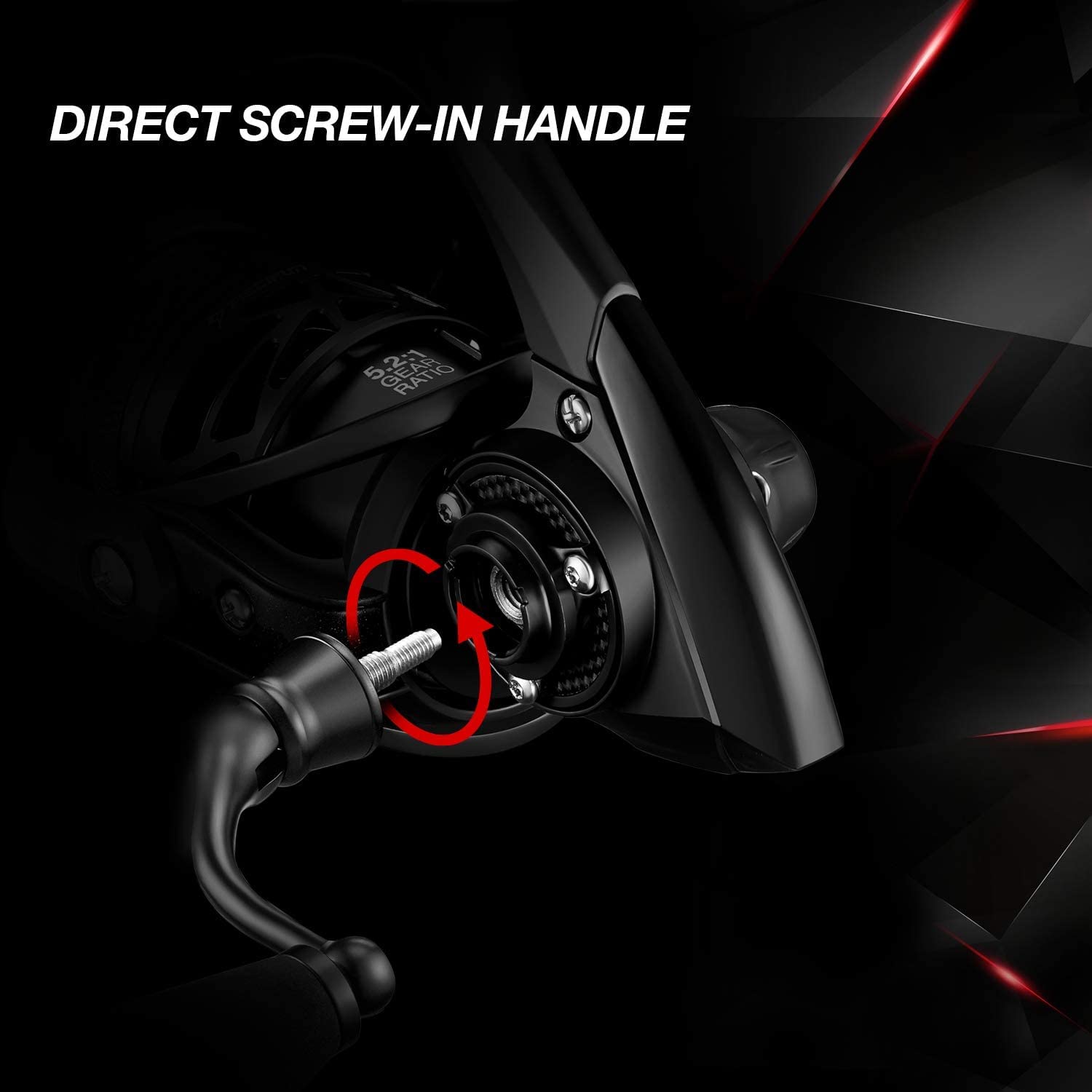 Piscifun Carbon X Spinning Reels, Light To 5.1Oz, Carbon Frame And Rotor, 33Lbs Max Drag, 10+1 Shielded Bb, 5.2:1/6.2:1 High Speed Gear Ratio, Smooth Powerful Saltwater Freshwater Spinning Reel