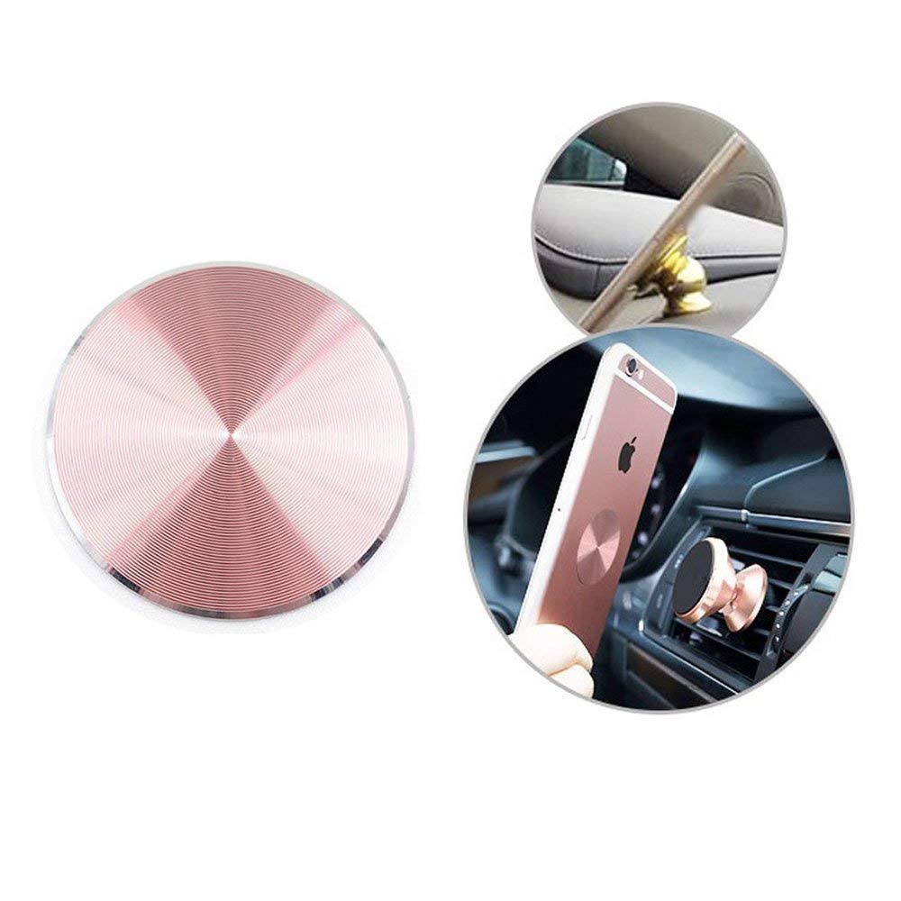 Lsvtrus Adhesive Metal Plate Mounting Kits, Universal Discs Magnet Patch, Compatible With Air Vent Magnetic Car/Vehicle Mount Holder