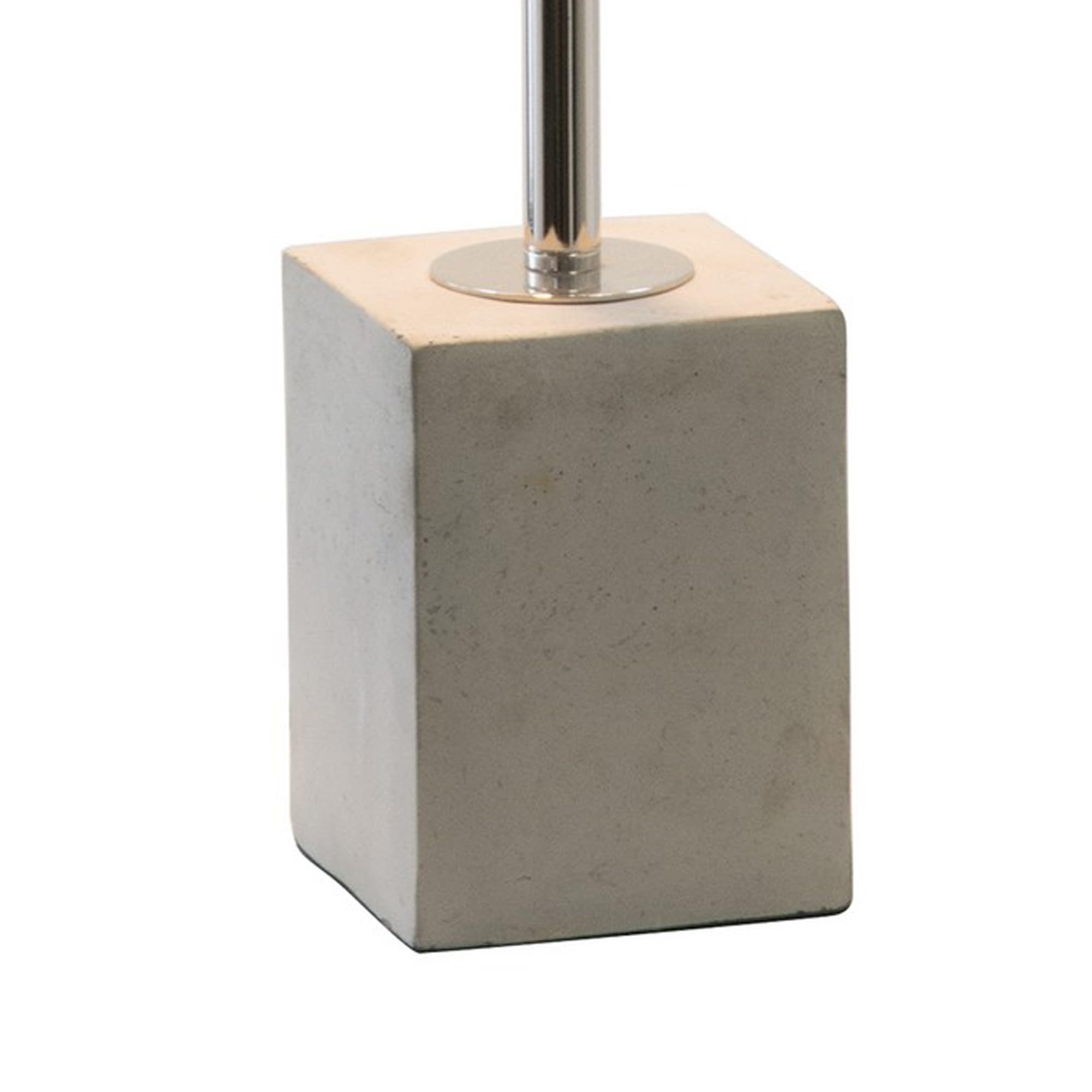 Benzara Benjara Bm309011 28 In. Classic Drum Fabric Shade Table Lamp Gray