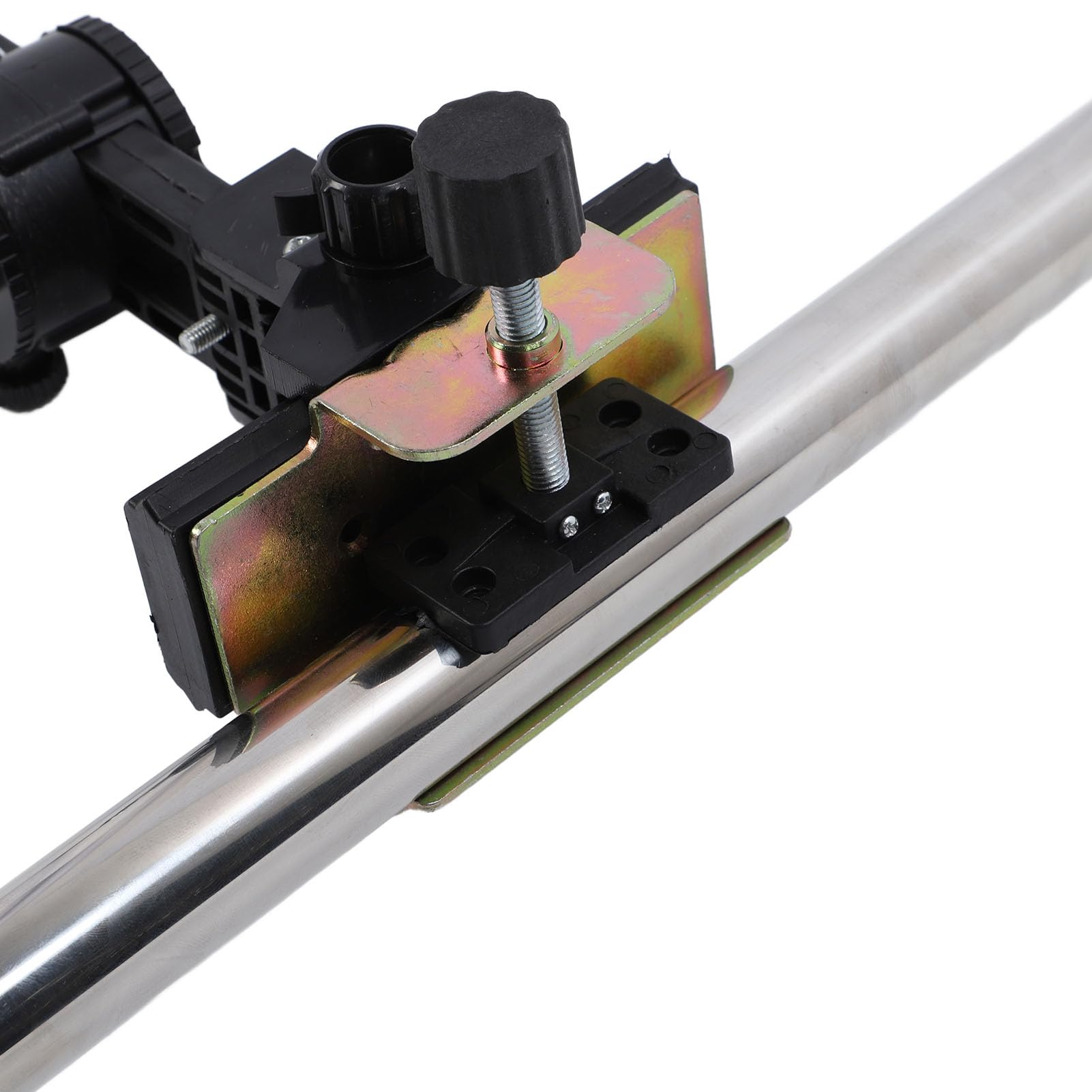 Btseury 9.84Ft Telescopic Pole With 2 Interfaces, Fine Tuning Stabilizer For Level Mounting,  Telescoping Design For Easy Portability, For Levels, Cameras, Projectors, And More