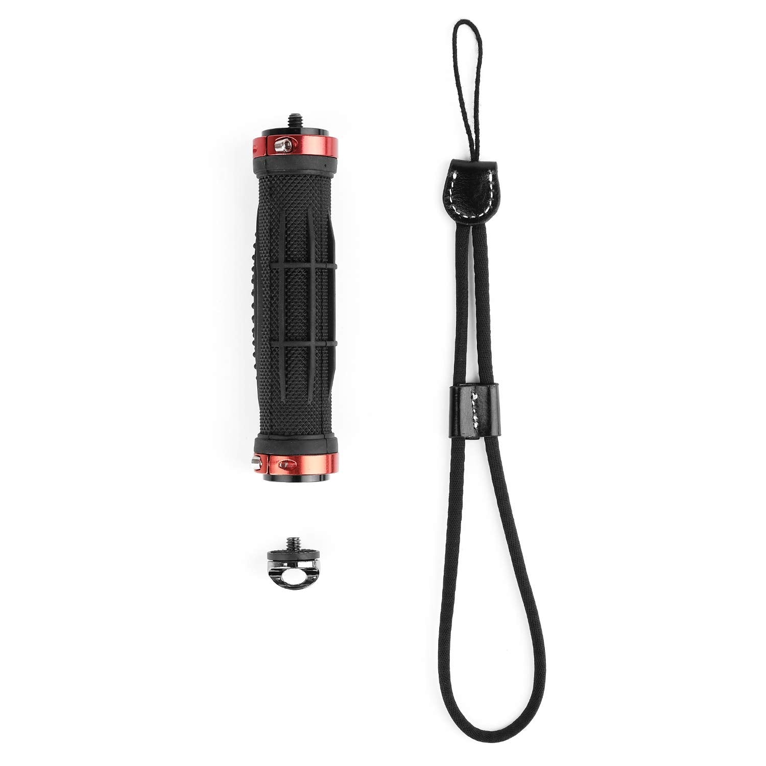 Chromlives Camera Handle Grip Support Mount With Camera Wrist Strap Handlegrip Camera Stabilizer With 1/4'' Male Screw For Digital Video Camera Camcorder Action Camera Led Video Light