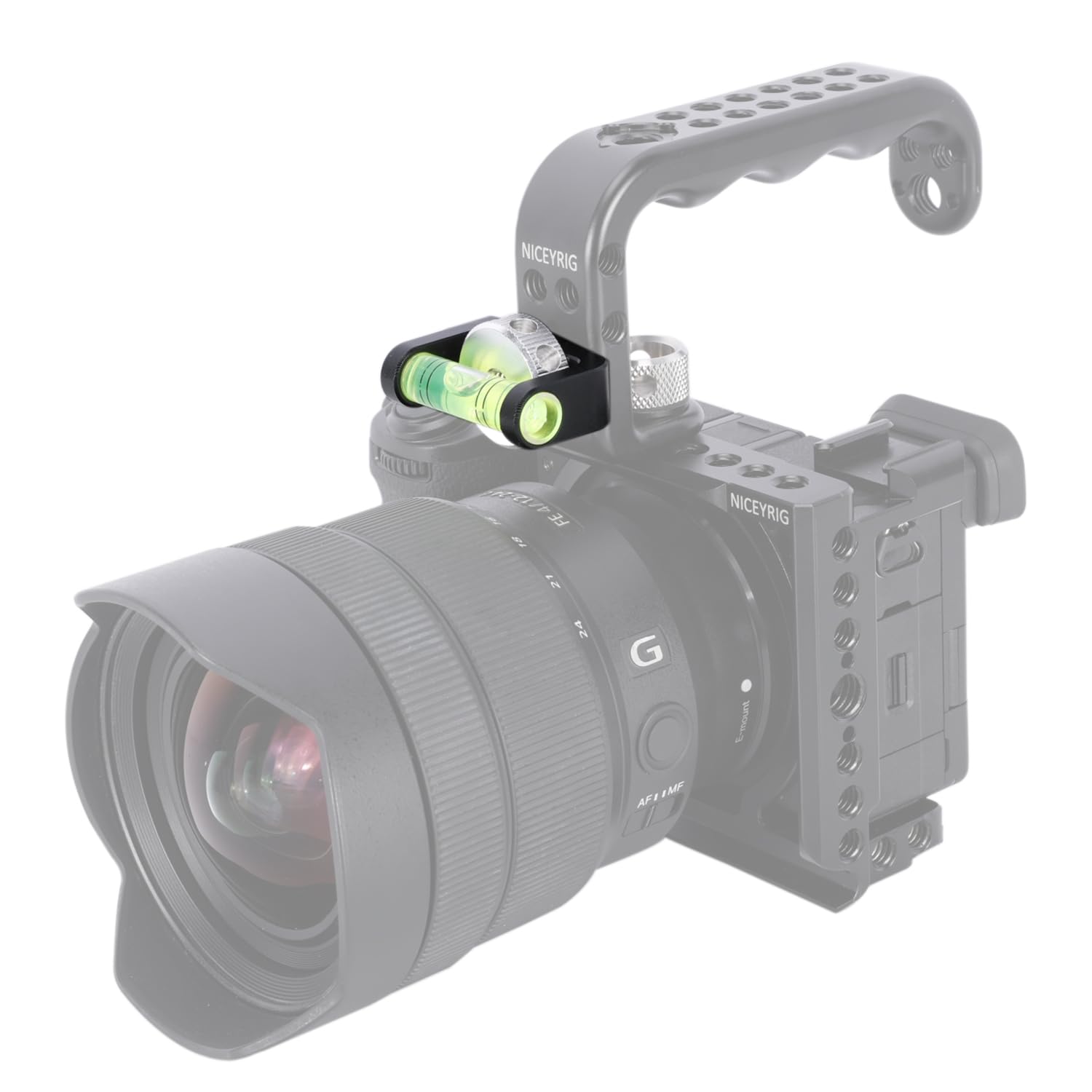 Niceyrig Bubble Level For For Arri Thread Mount, Camera Bubble Spirit Level Applicable For Sony, Canon, Panasonic Camera Cage, Handle Grip - 572