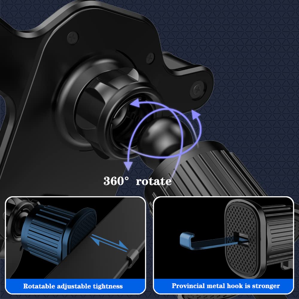 Hokc-N Car Vent Mobile Phone Holder, Black, Suitable For Iphone, Huawei, Samsung, Xiaomi