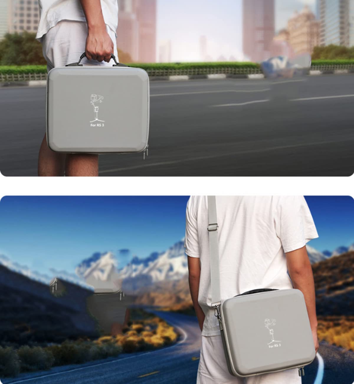 Zlit Carrying Case For Dji Rs3 Gimbal Stabilizer,Shockproof Protective Waterproof Rs3 Gimbal Stabilizer Portable Case Bag