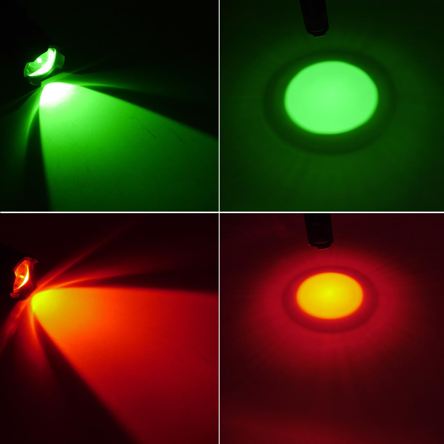 Mviocs 3 Pack Red Green Blue Light Bright Small Flashlights, Led Mini Flashlight High Lumens Pen Light With 3 Modes, Zoomable Torch With Clip, Flash Light For Camping,Outdoor,Emergency