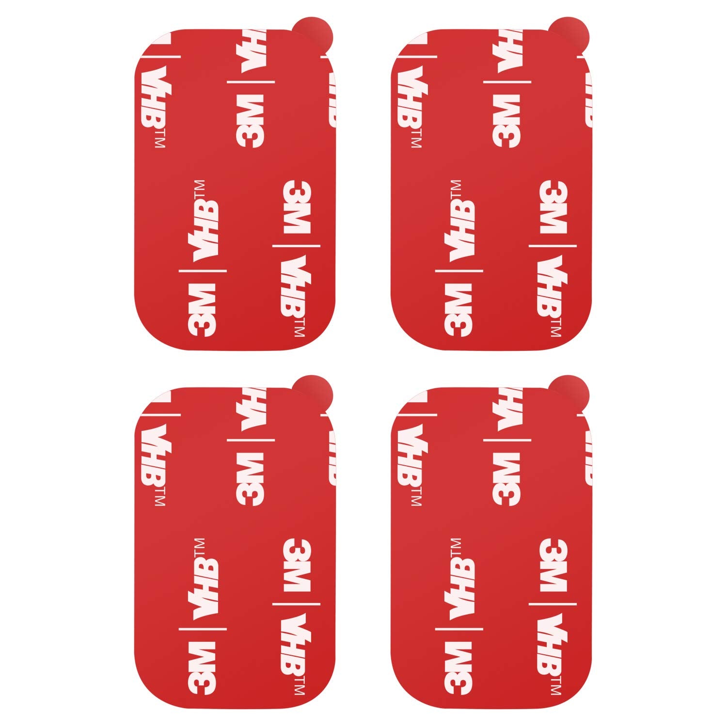 Apps2Car 3M Vhb Sticky Adhesive Pads Replacement Mounting Tape 4 Pcs, Dashboard Sticker Pads For Magnetic Phone Car Mount,Car Mount Adhesive,Double Sided 3M Adhesive Pads,Car Mount Sticker Tapes