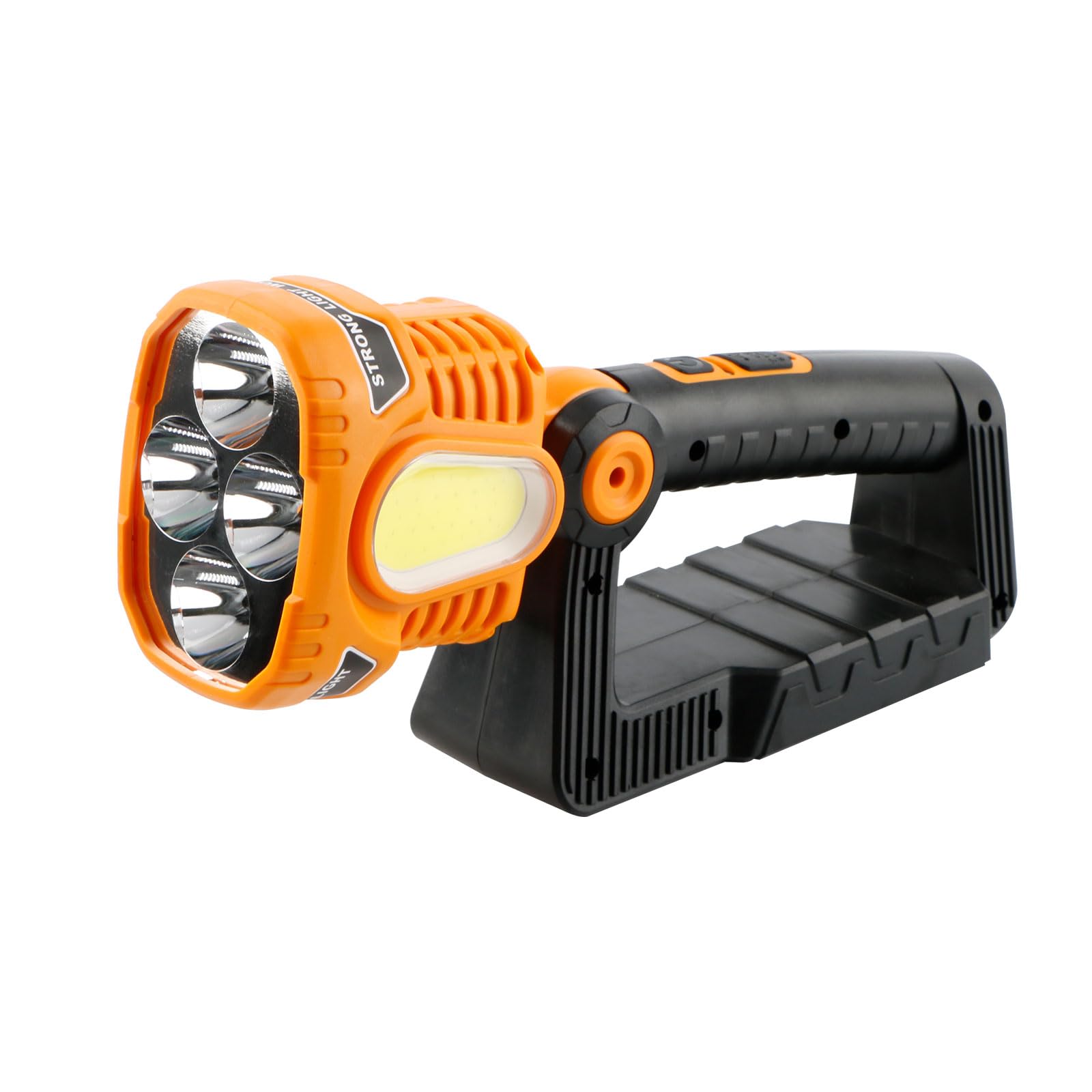 Toch Led Working Light Portable Flashlight For Job Site 4000 Mah Rechargeable Led Work Light With Type-C & Usb Waterproof Security Light With 7 Light Model 90% Rotatable Head（Hado4, Gzd-Had04