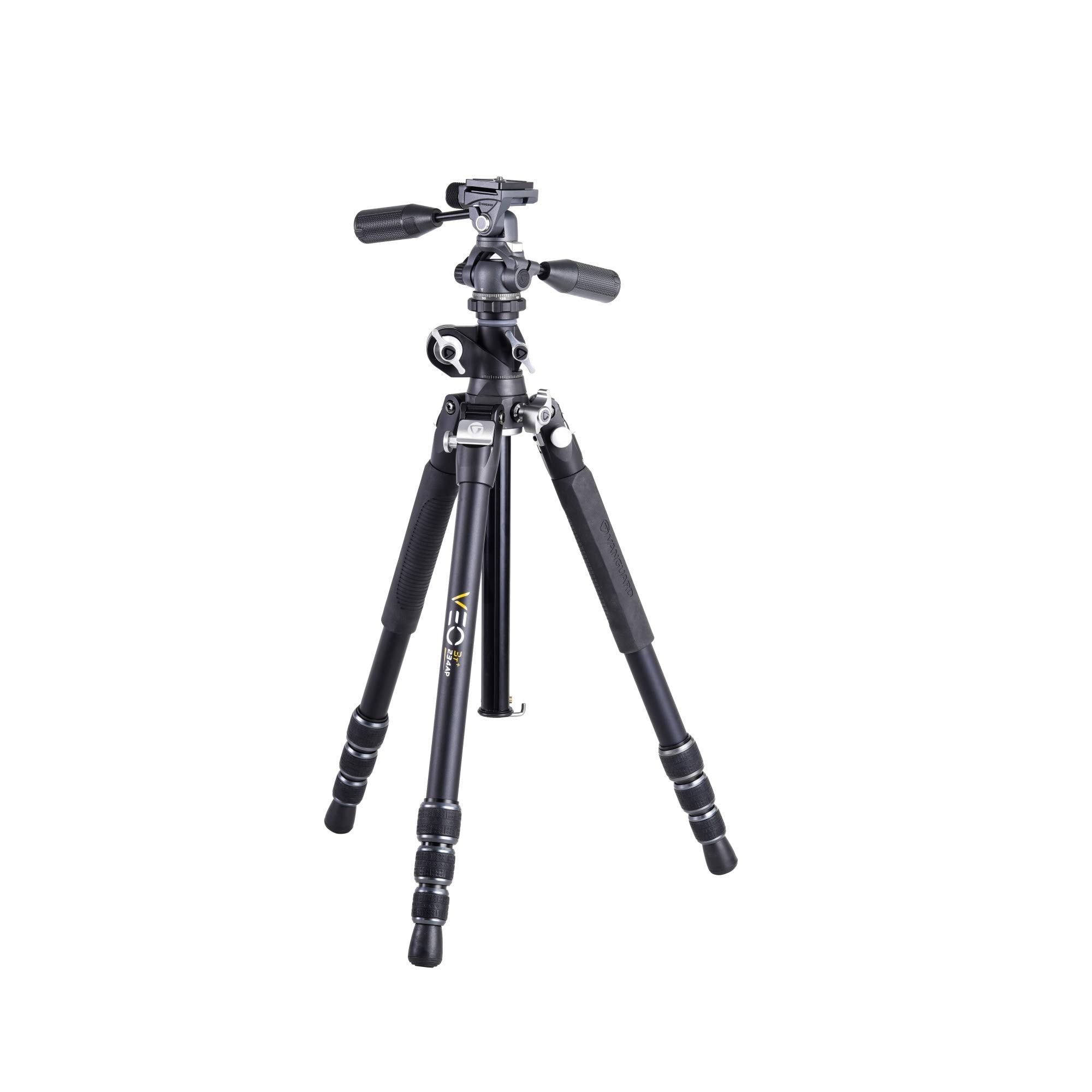 Vanguard Veo3T+234Ap Aluminum Travel Tripod With Pan Head And Multi-Angle Center Column For Overhead Shots