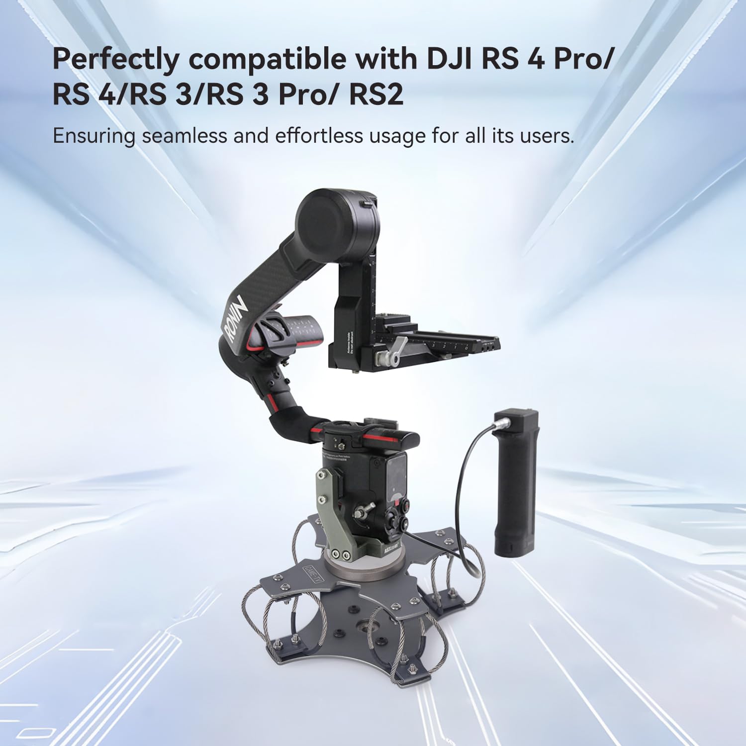 Cametv Came-Tv Vibration Isolator Wire Mount Shock-Absorbing For Dji Rs 4 / Rs 4 Pro/Rs 3 / Rs 3 Pro/Rs 3 Mini / Rs2 / Rsc 2 Handheld Gimbal Stabilizer Payload Up To 5Kg/11Lb