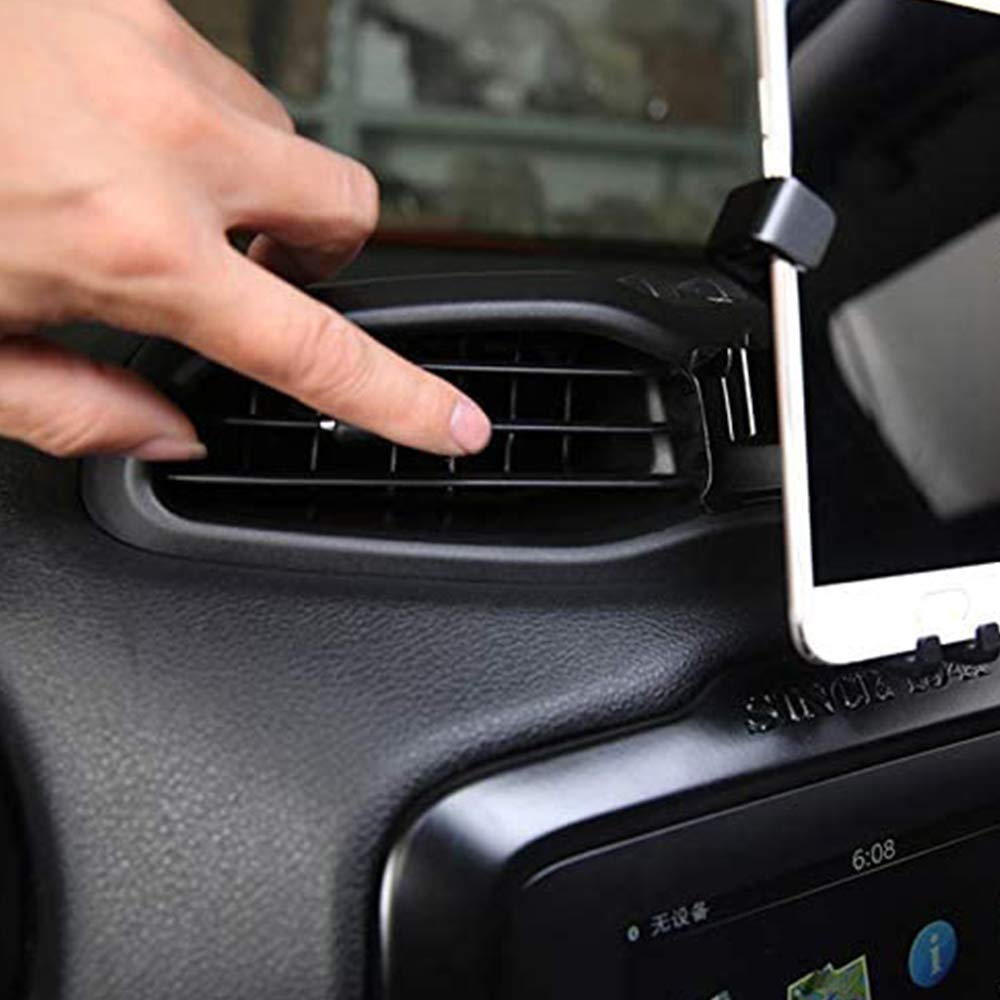 Itrims Car Phone Holder For Jeep Renegade 2016- Air Vent Car Dashboard Mount Cell Phone Holder Adjustable Phone Cradle Compatible With Iphone, Samsung And Most Smartphones(Black)
