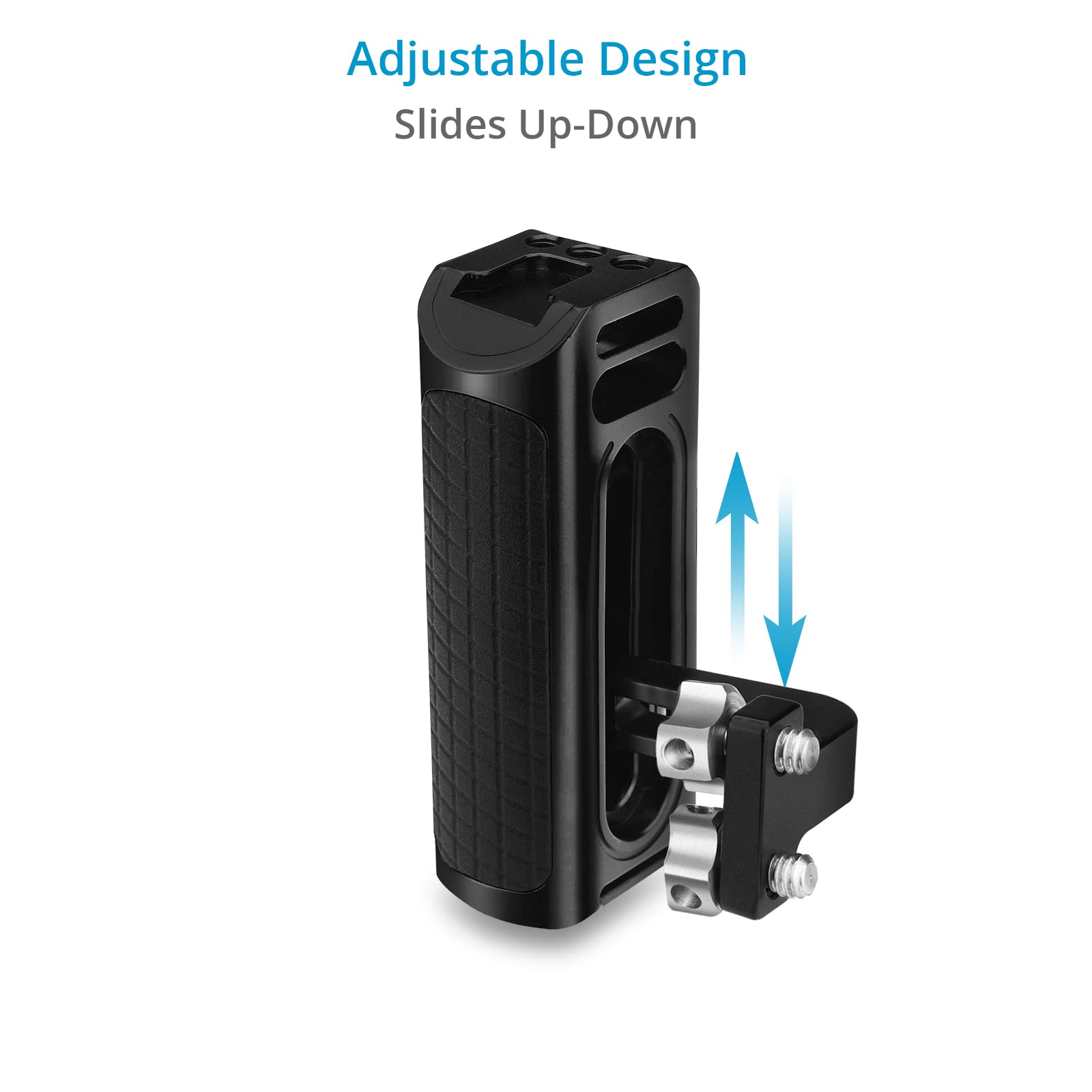 Proaim Snaprig Universal Side Handle (1/4”-20 Mount) For Small To Mid-Size Dslr Dslm Cameras. Adjustable Design With Comfortable & Secure Grip. For Camera Cages & Rigs. (Ash241)