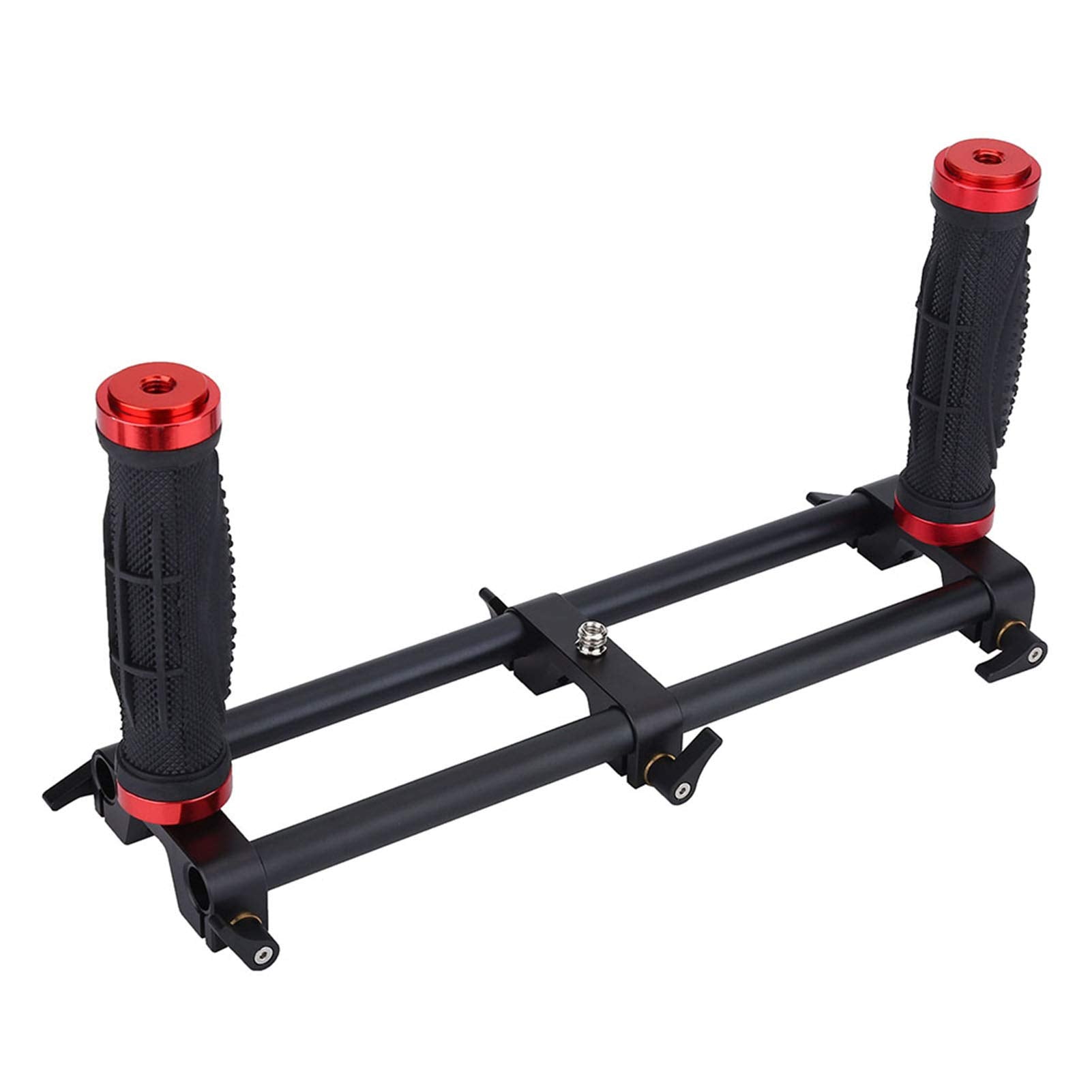 Fydun Dual Handle Grip Professional Handle Camera Stabilizers Camera Dual Grip Extender Handle Gimbal Stabilizer Rig Accessory With 1/4 And 3/8 Screw Hole