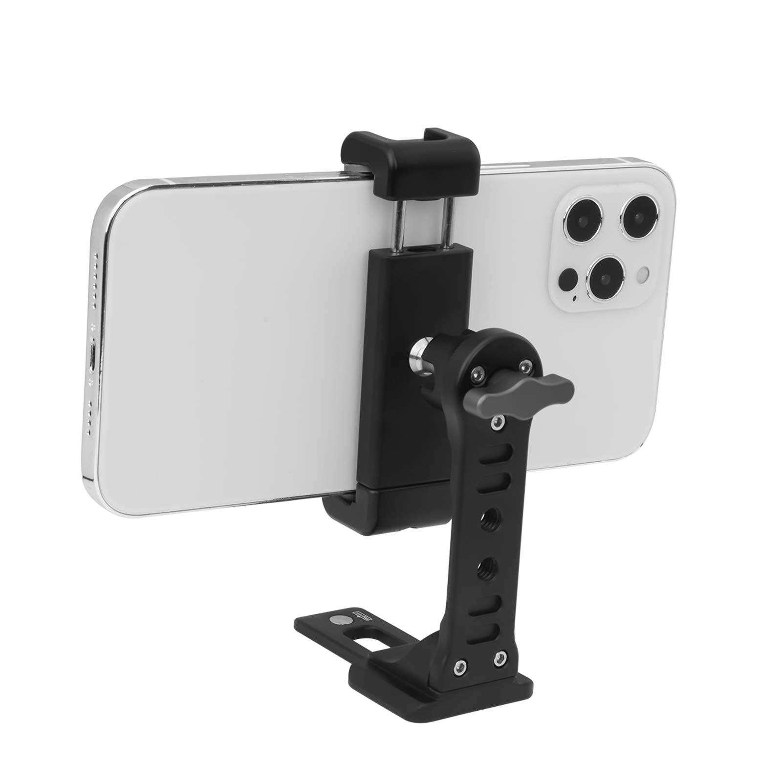 Arnarkok Cell Phone Tripod Mount W/ Cold Shoe, Iphone 360° Adapter, Desktop Phone Stand, Magnet Phone Holder Compatible With Iphone 16 15 14 13 12 11 Pro Max Mounts Arca Swiss
