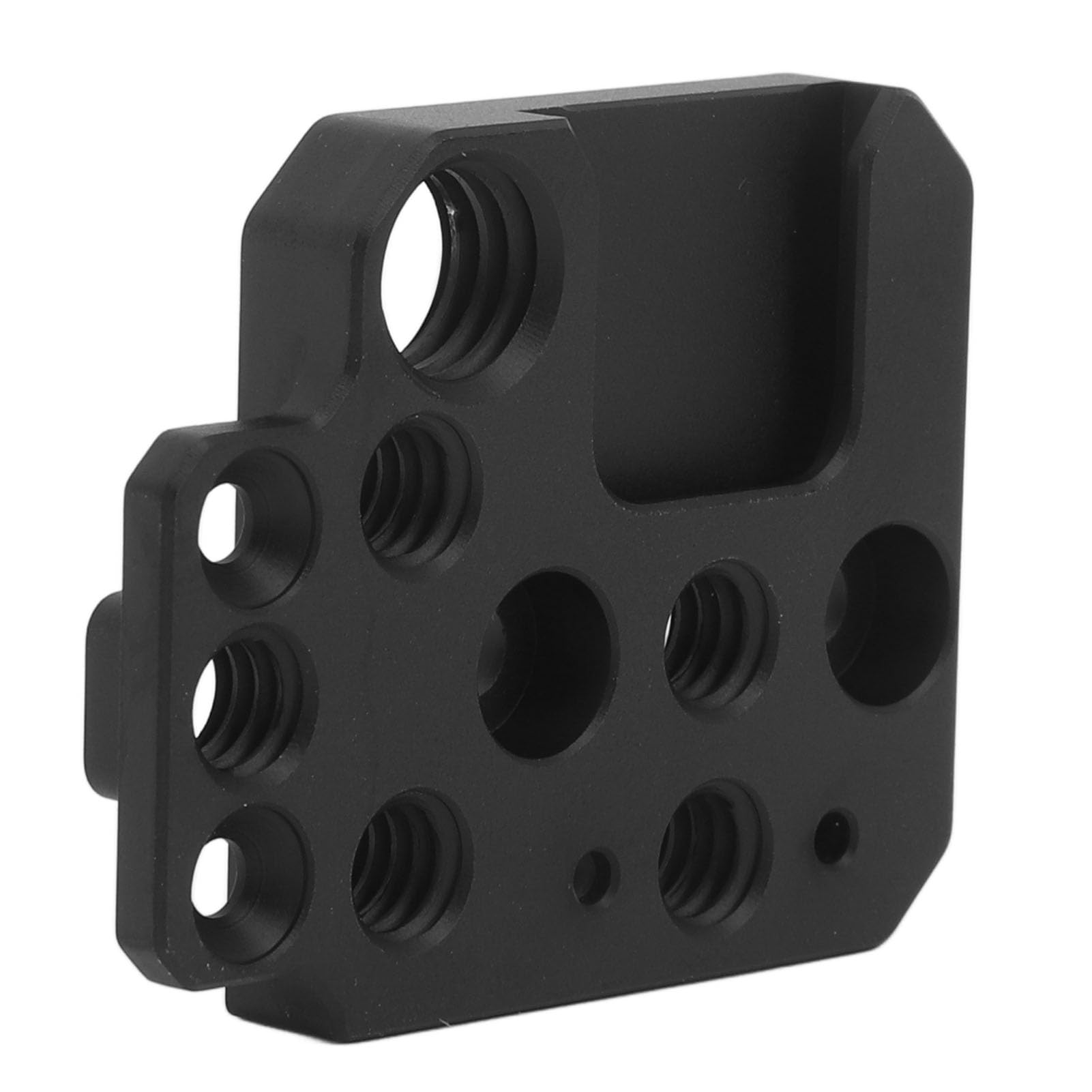 Agatige Aluminum Quick Release Plate, Camera Stabilizer Expansion Mounting Base With 1/4 3/8 Inch Holes Cold Shoe Interface For Ronin S Sc Rs2 Rs3