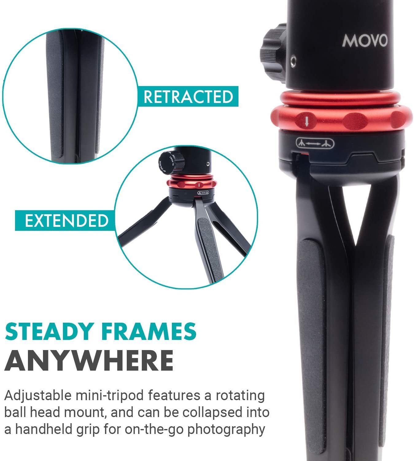 Movo Ivlog1 Smartphone Video Vlogging Bundle With Supercardioid Microphone, Mini And Fullsize Tripods, Led Camera Light, Wide-Angle Lens External Microphone For Iphone And Android…