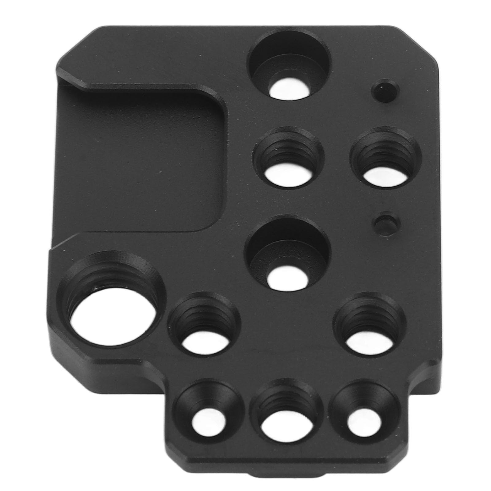 Tikatarer Quick Release Plate, With 1/4 3/8 Inch Holes Cold Shoe Interface Aluminum Alloy Camera Stabilizer Expansion Mounting Base For Dji Ronin S, Sc, Rs2, Rs3 Stabilizer