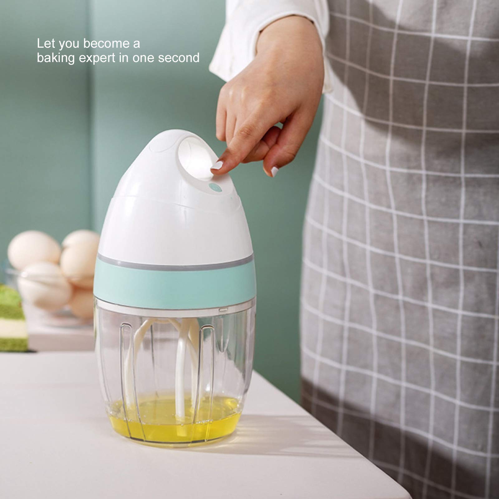 Aoveew 900Ml Electric Hand Mixer Multi Function Electric Egg Beater, Powered Blender Ice Cream Maker Machine 32Db Silent Operation, Effortless Baking