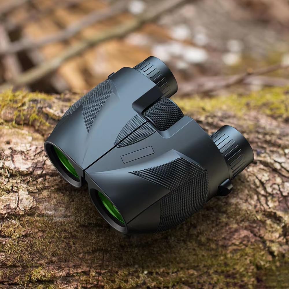 Paafjell Compact Waterproof Binoculars 12X25 Coated Lenses For Hunting Theatre Camping Hiking Bird Watching