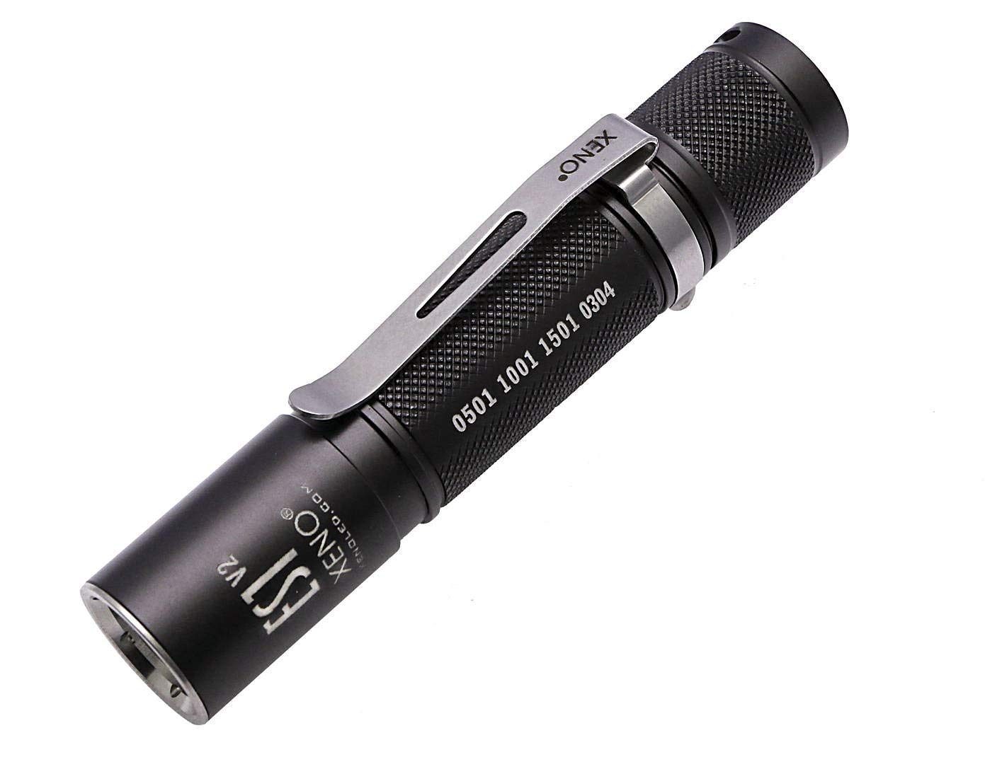Xeno Waterproof Mini Military Standard Flashlight Es1 With Aa Battery1 - Nw (Neutral White)