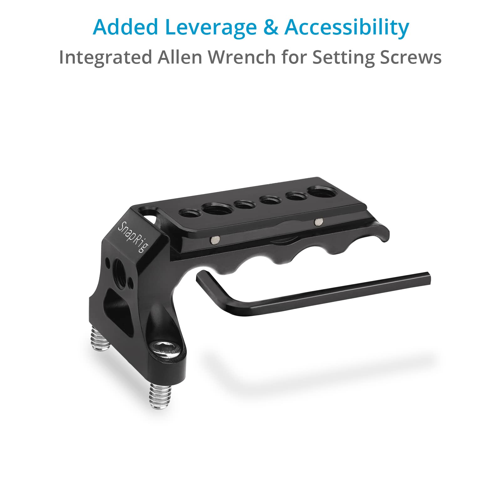 Proaim Snaprig Mini Top Handle For Small/Midsize Dslr Dslm Camera Rigs. Comfortable & Secure Grip. Comes With Anti-Twist Holes & Multiple Threads. (Mth-023)
