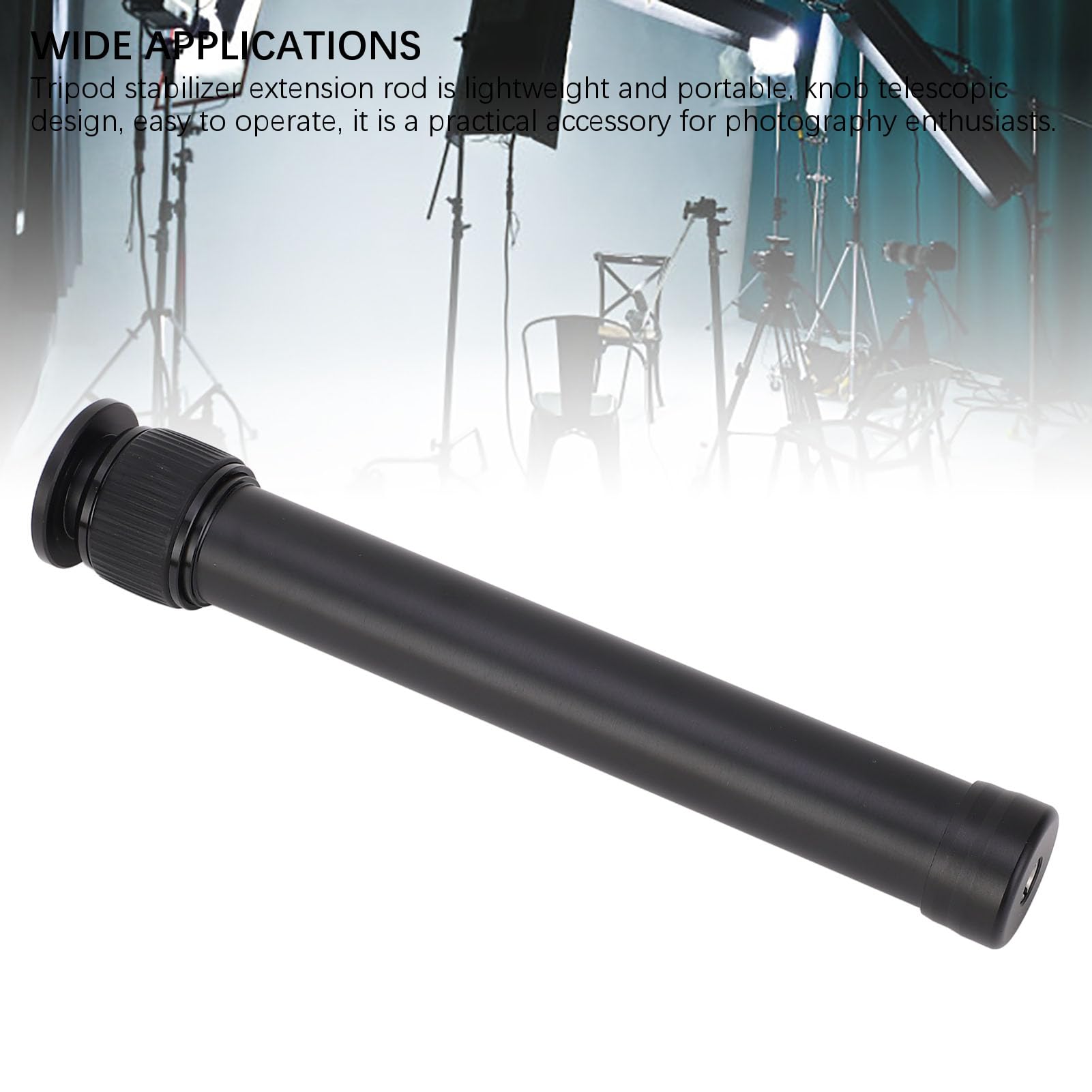 Diyeeni Extension Pole, Lightweight Strong 2 Sections Camera Extension Pole, Universal Central Column Extender Tube For Digtital Camera Smartphone, Gimbal Stabilizer Camera Pole, Diyeenie21Df6Qoun