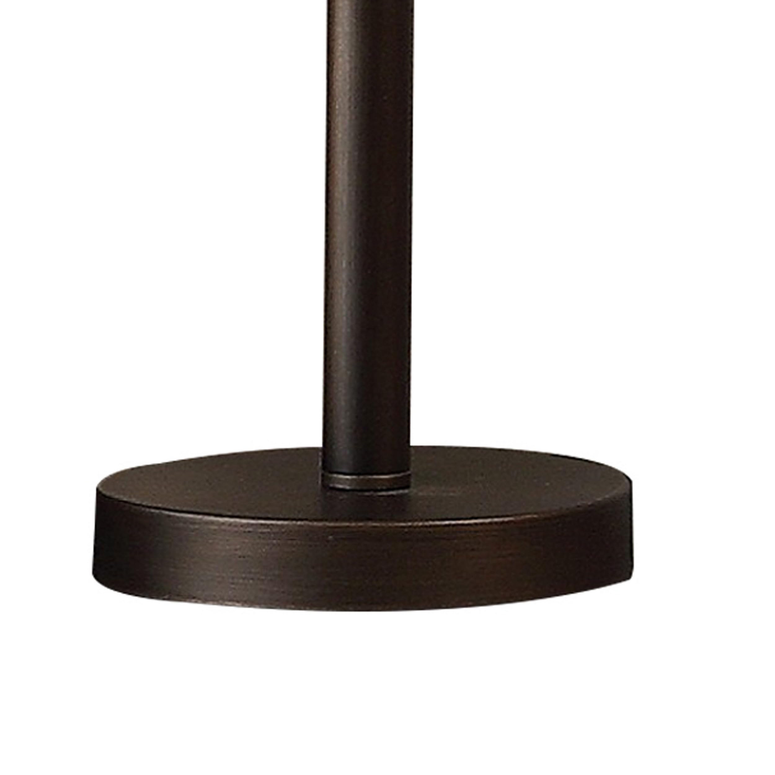 Benzara Benjara 26 Inch Table Lamp, Industrial Wire Cage Shade, Metal, Antique Bronze