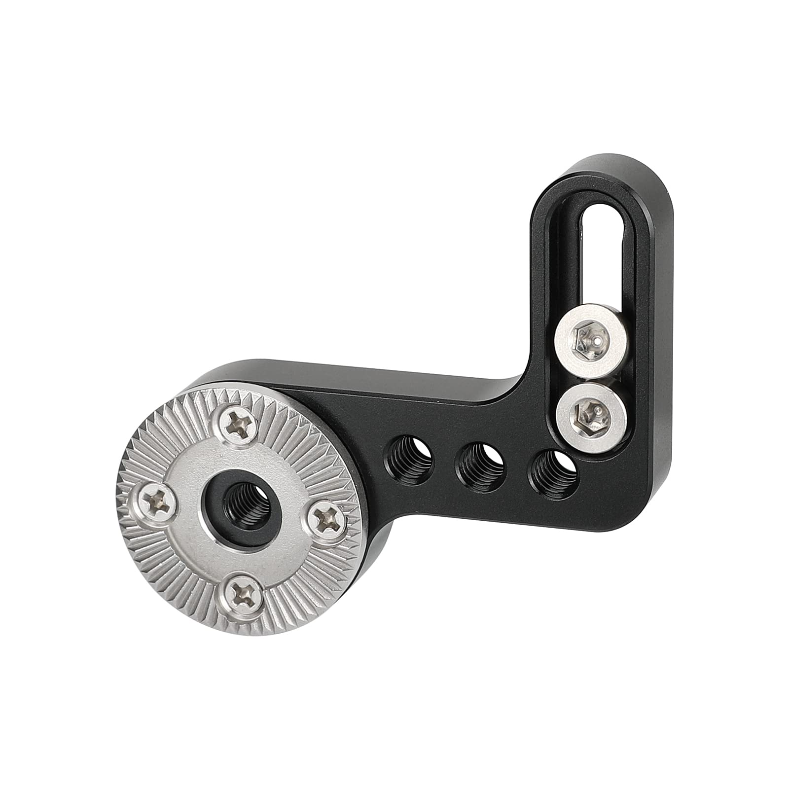 Camvate L Type Rosette Extension Mount M6 Thread Hole Connector With 1/4"-20 Mounting Groove/Points - 3013