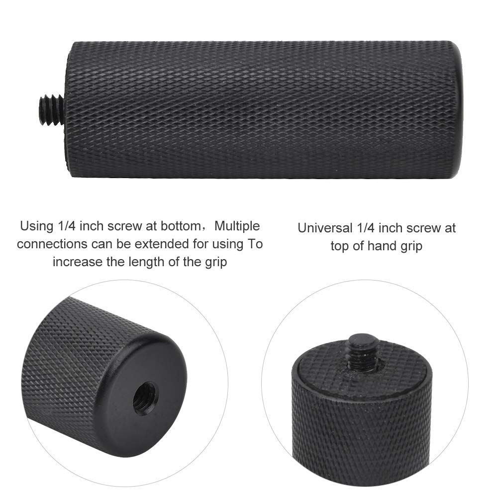 Ciciglow Camera Hand Grip, Aluminium Alloy Flash Light Hand Grip Camera Stabilizer With 1/4 Inch Screw For Fill Light, Led Light, Dslr Camera