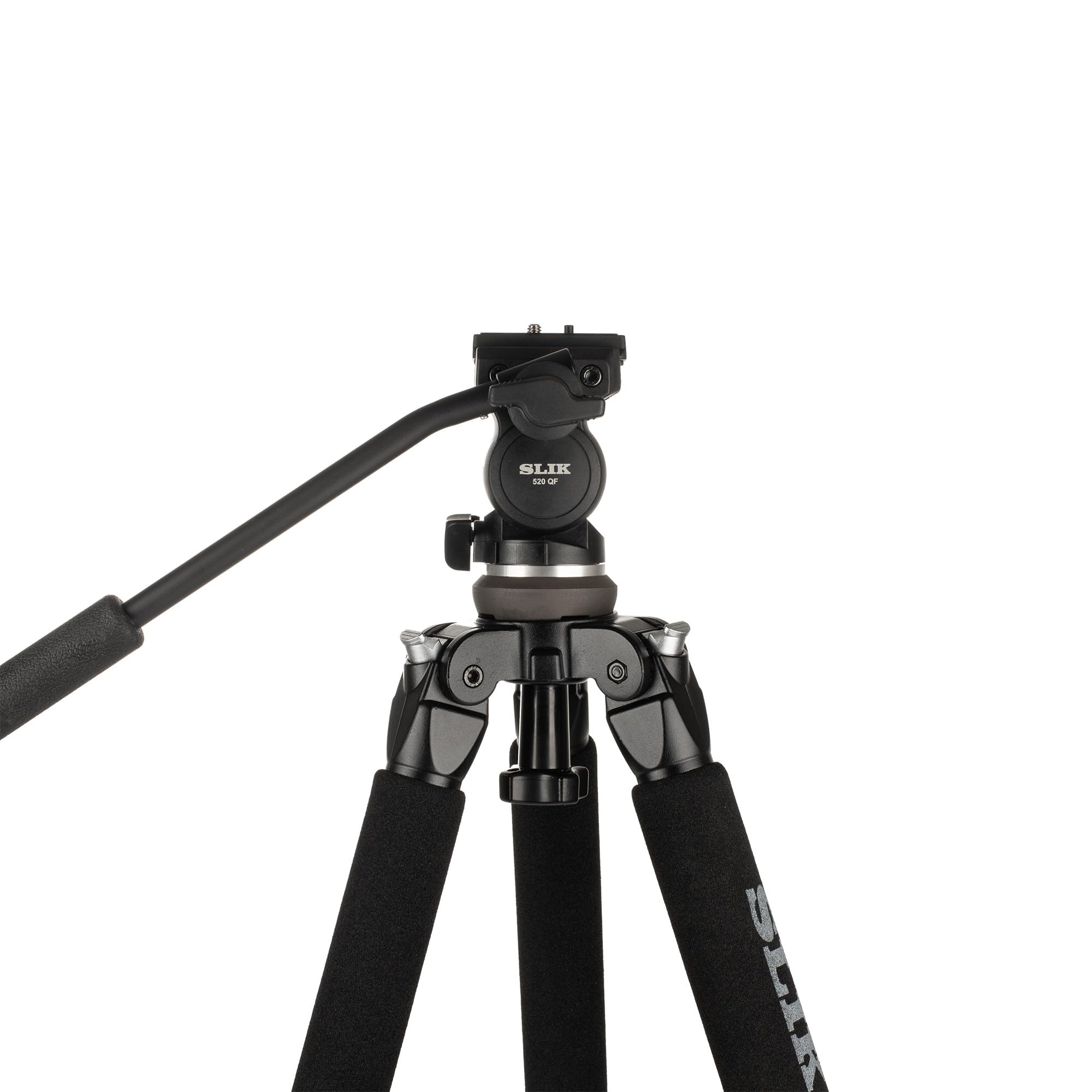 Slik Pro 520Qf Aluminum Video Tripod With Fluid Pan Head