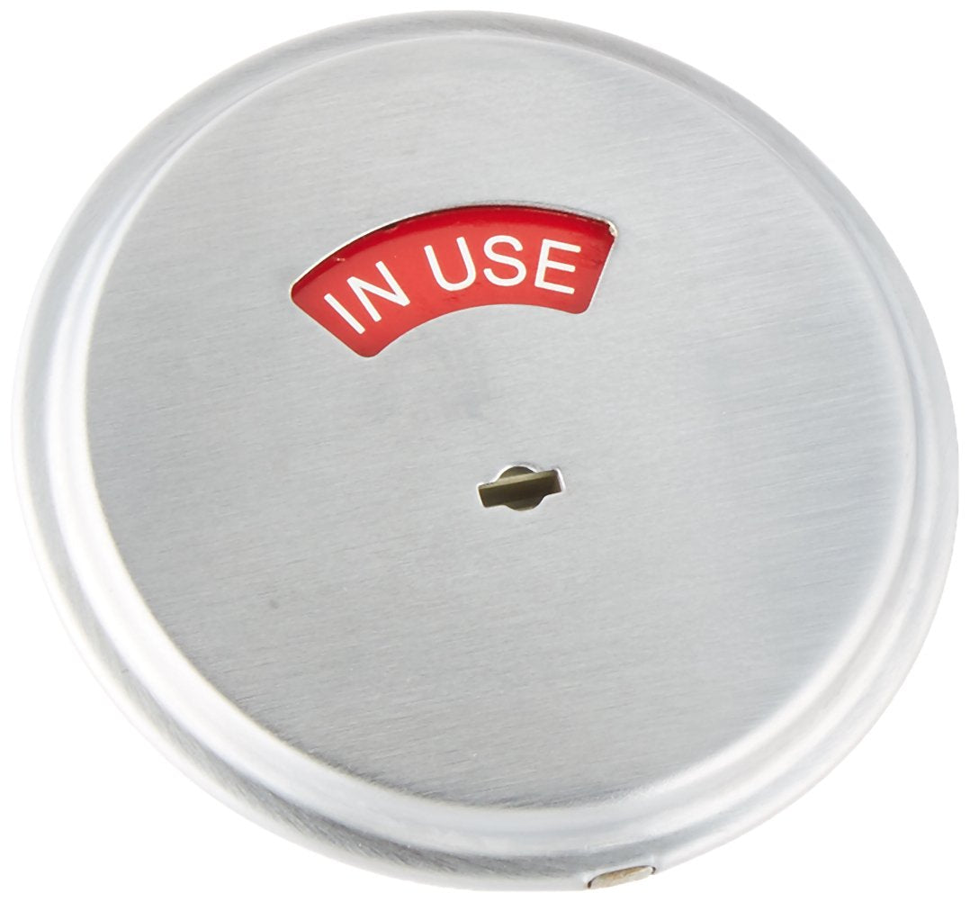 Falcon Lock D271 626 D200 Series Grade 2 Non-Handed Medium Duty Deadlock, Deadbolt Chasis, Thumbtrun Indicator, Keyless, Satin Chrome Finish