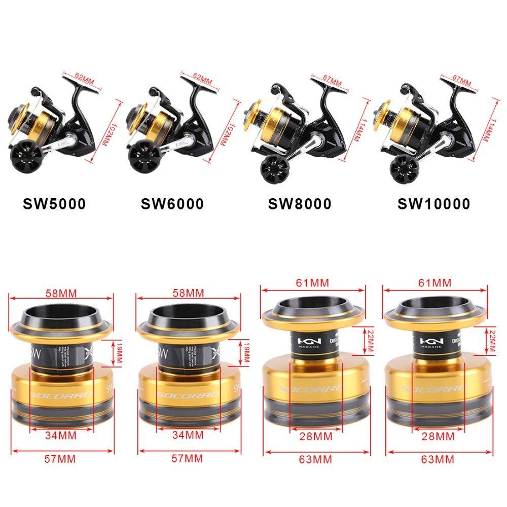 Shimano Socorro Sw Heavy Duty Saltwater Fishing Reel