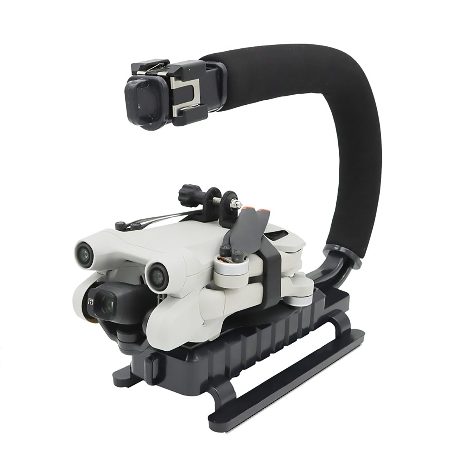 Rumds Lightweight And Portable Video Action Stabilizer With Hot Shoe Mount Stabilizing Handle Grip For 3 3