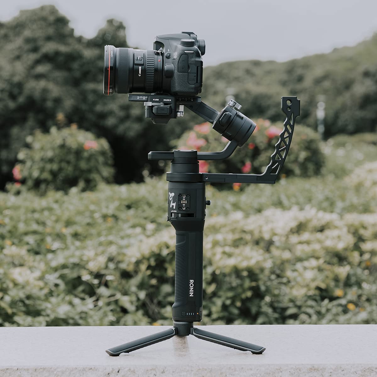Kamthing Aluminum Alloy Handy Sling Hand Grip Handle For Ronin S Sc Gimbal Neck Ring Mounting Handheld Camera Stabilizer Accessories Extension Connect Led Light Monitor Microphone (For Ronin S)