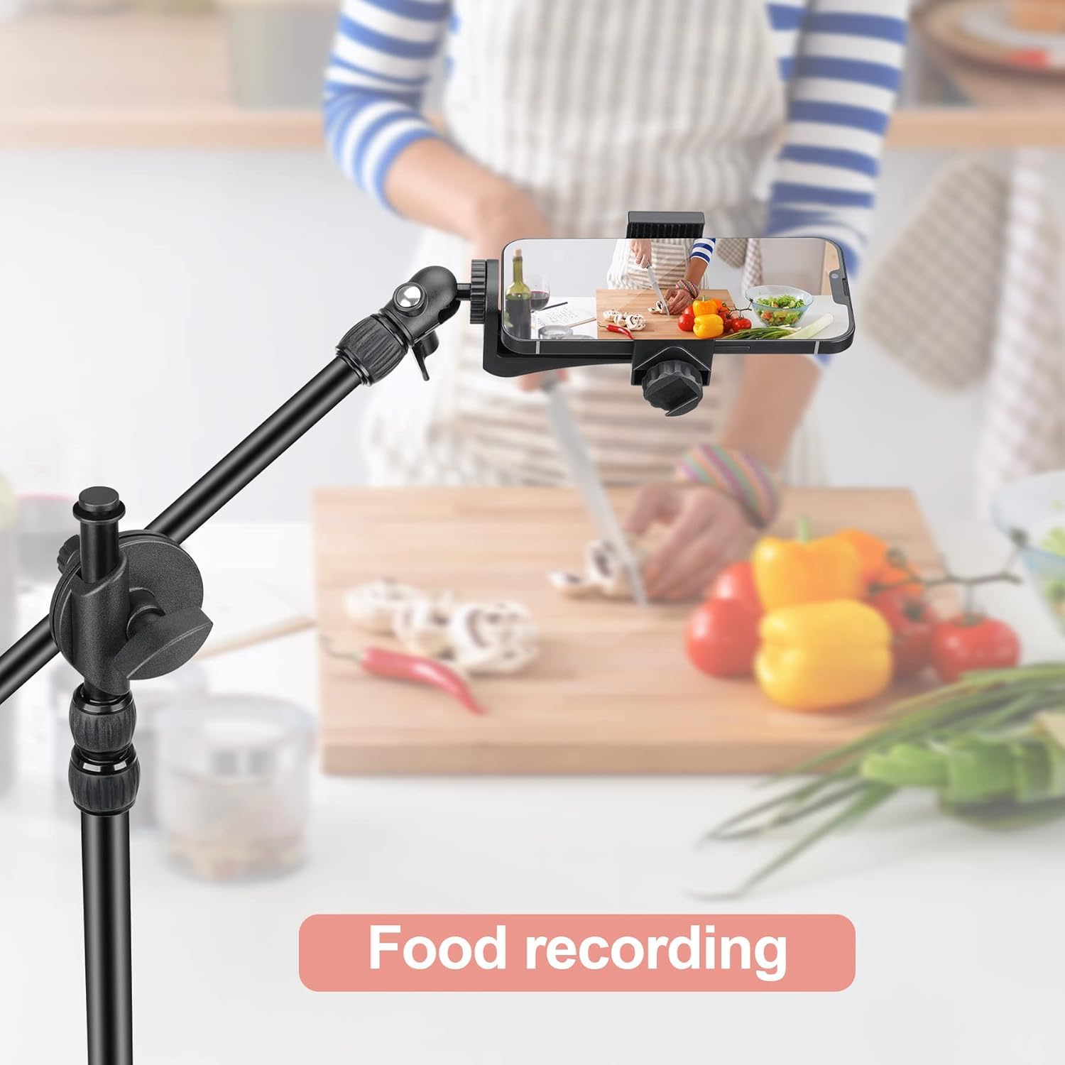 Fantaseal Overhead Tripod Phone Webcam Stand