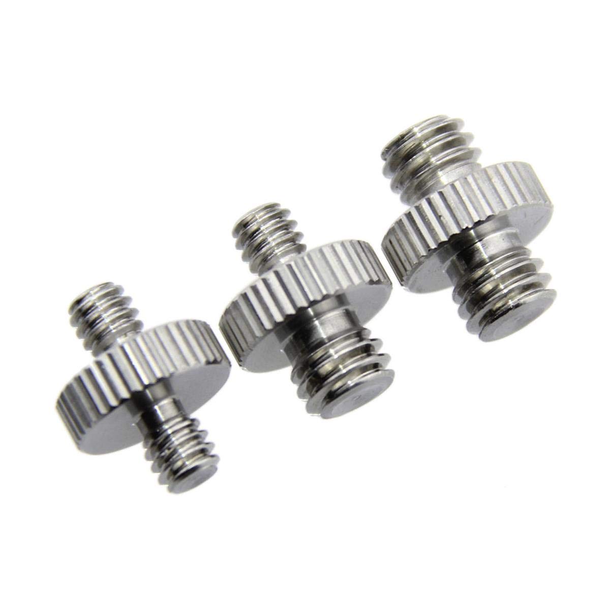 Camvate Male To Male Screw Adapter Set For Camera Tripod, 3-Pack