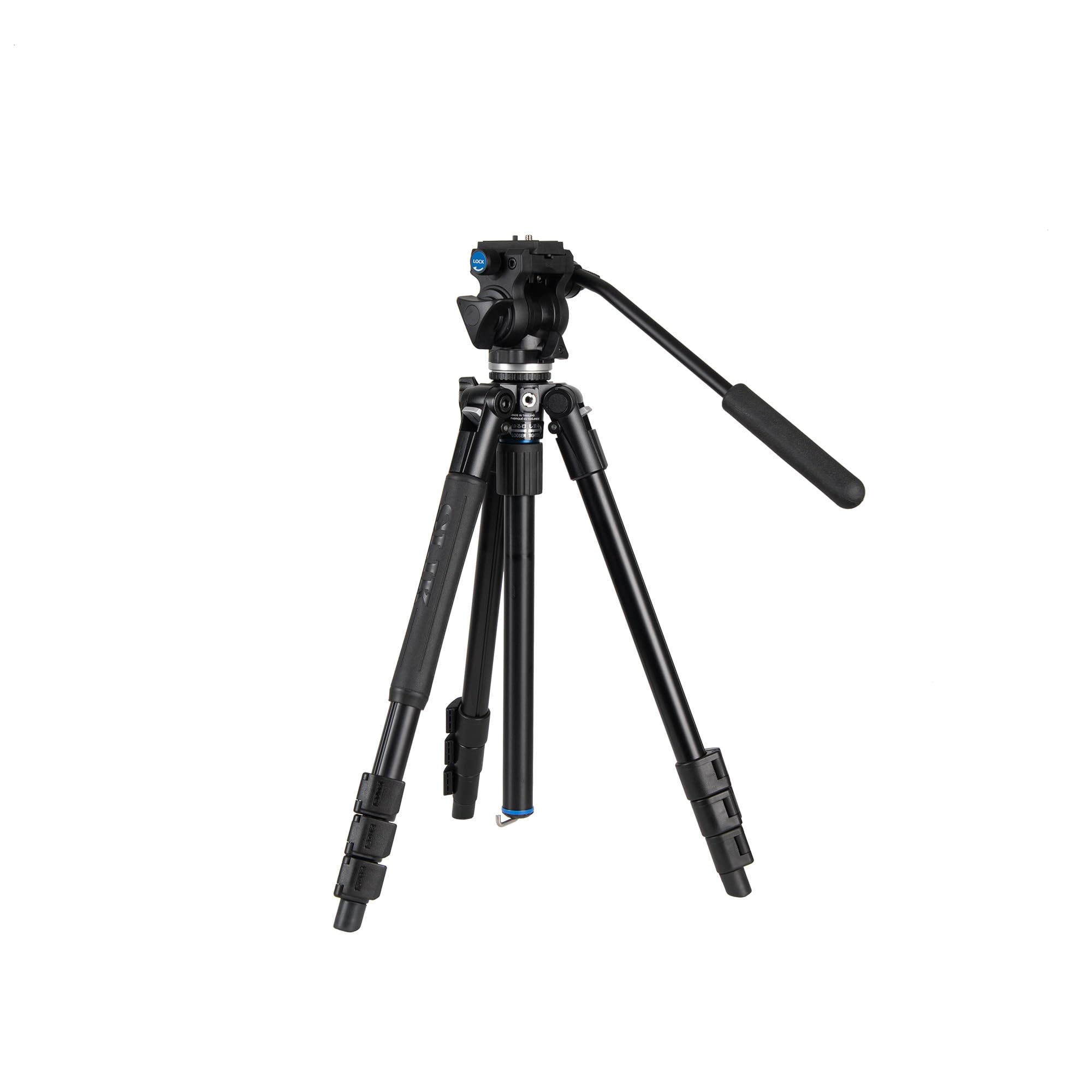 Slik Pro Al 324Svh-520 Aluminum Video Tripod With Fluid Pan Head
