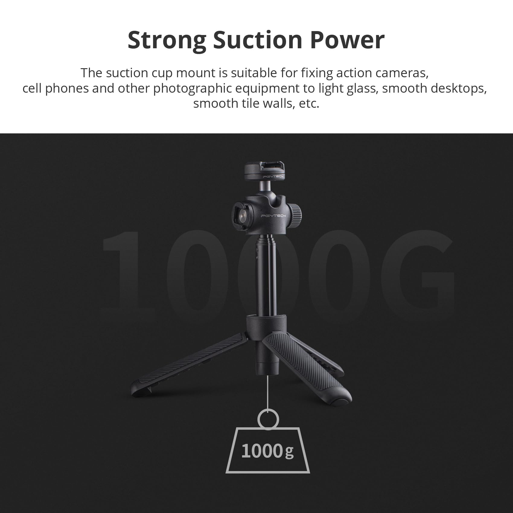 Pgytech Caplock Extension Pole Mini Tripod For Osmo Action 5 Pro/4/3, For Osmo Pocket 3/2, Selfie Stick Rod For Gopro Hero 13/12/11/10, For Insta360 Ace Pro 2/One Rs/R/X3, Xiaoyi, Feiyu Action Camera