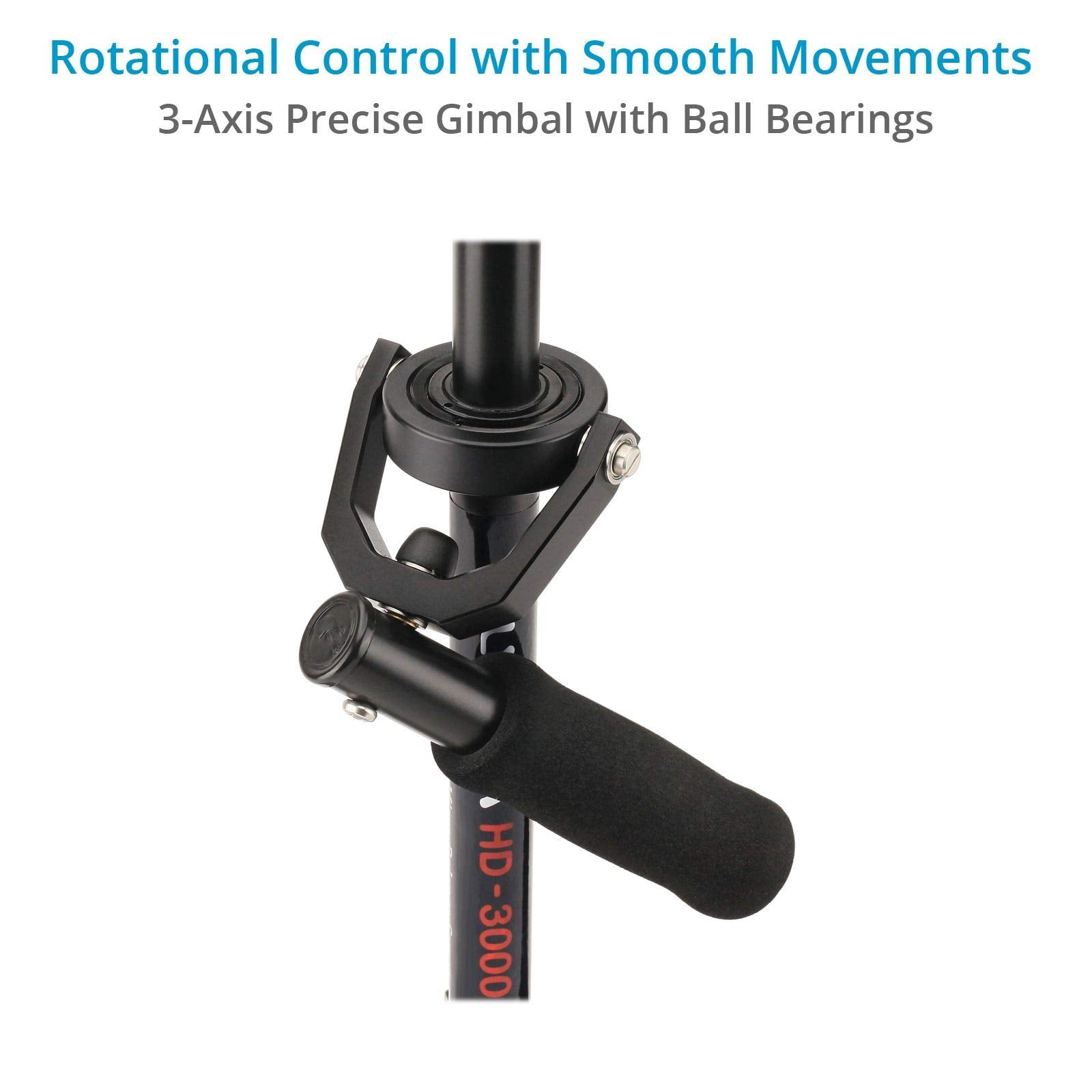 Camtree Flycam Hd-3000 Telescopic Stabilizer W/Galaxy Arm & Vest For Video Cameras. Micro Balancing, Shock Absorption- Stable Shots. Reduces Fatigue/Strain + Unico Quick Release & Table Clamp (Glxy-Av-Hd-3)