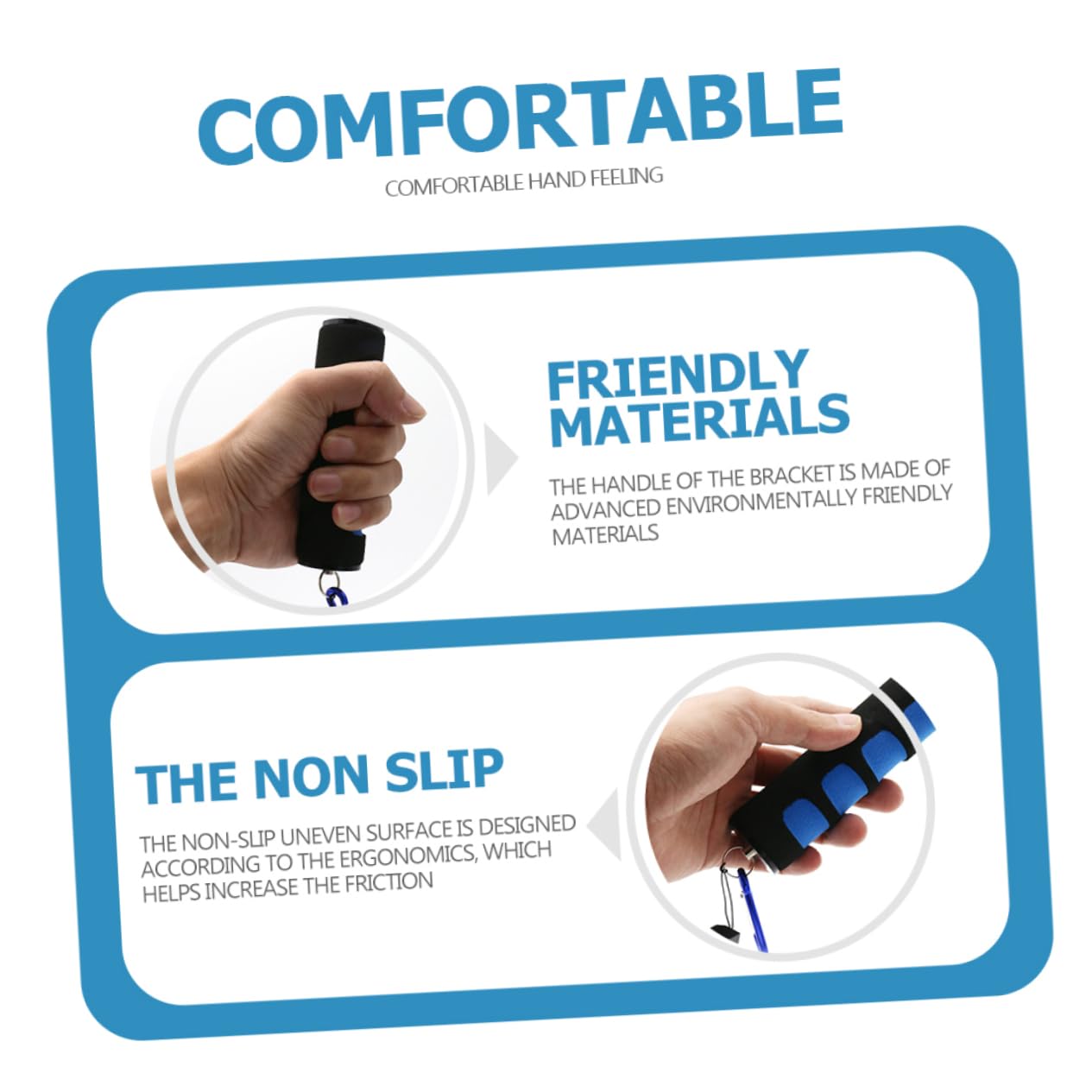 Nuobesty Ergonomic Design Camera Handle Grip Stabilizer For Video Light Comfortable For Long Use